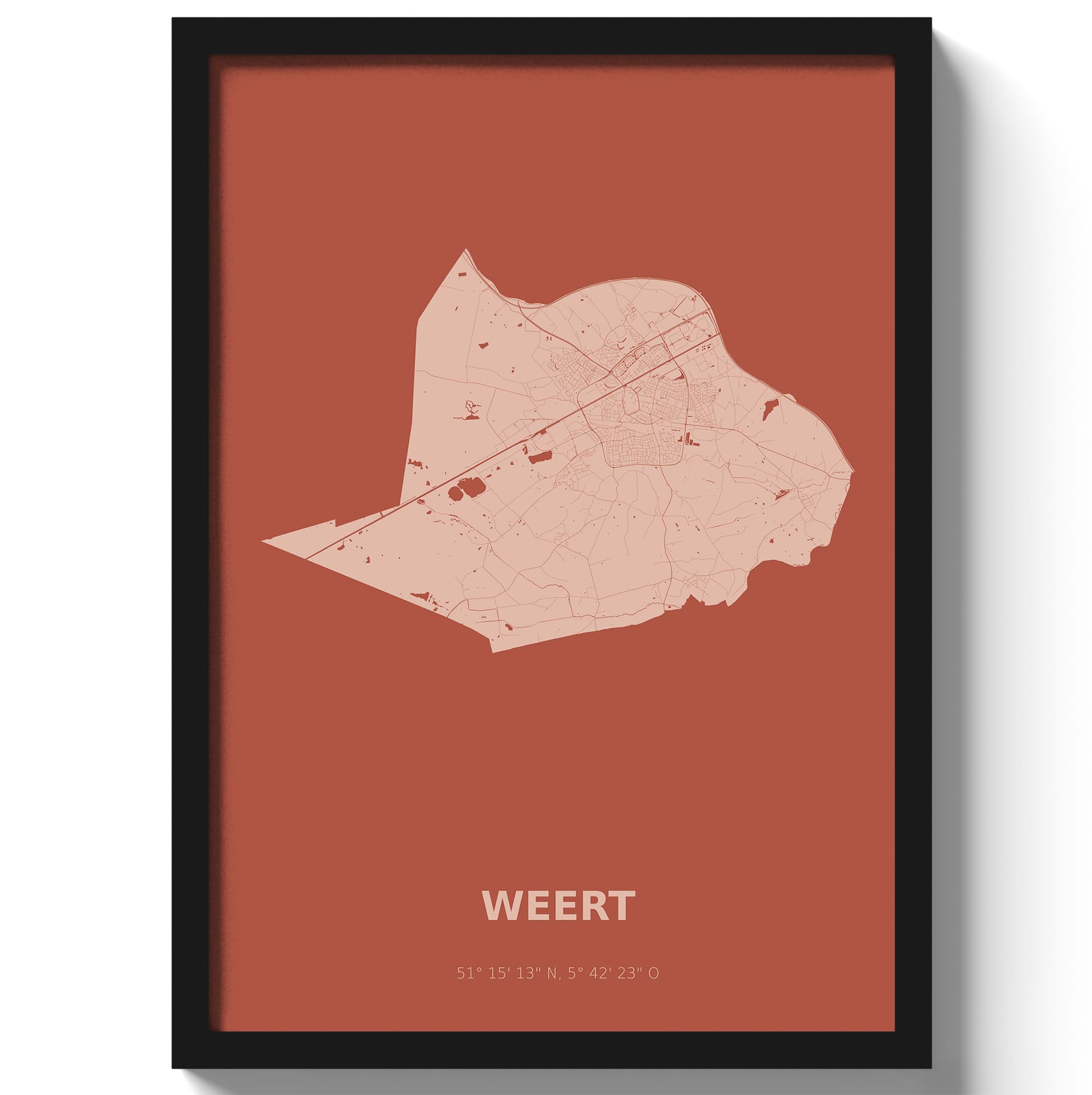 Poster Weert - Rood
