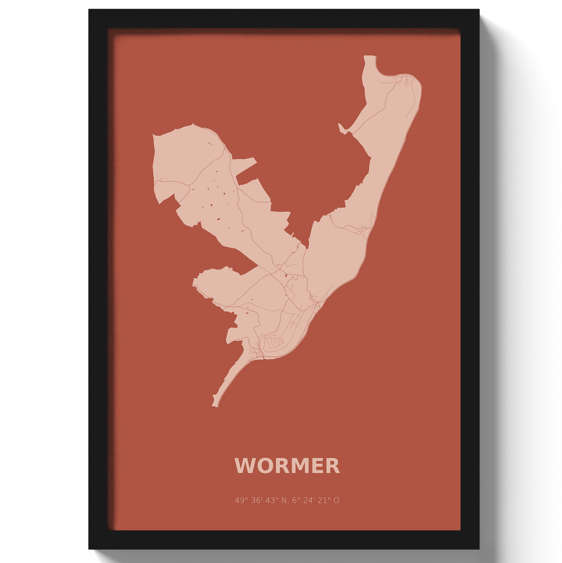 Poster Wormer - Rood