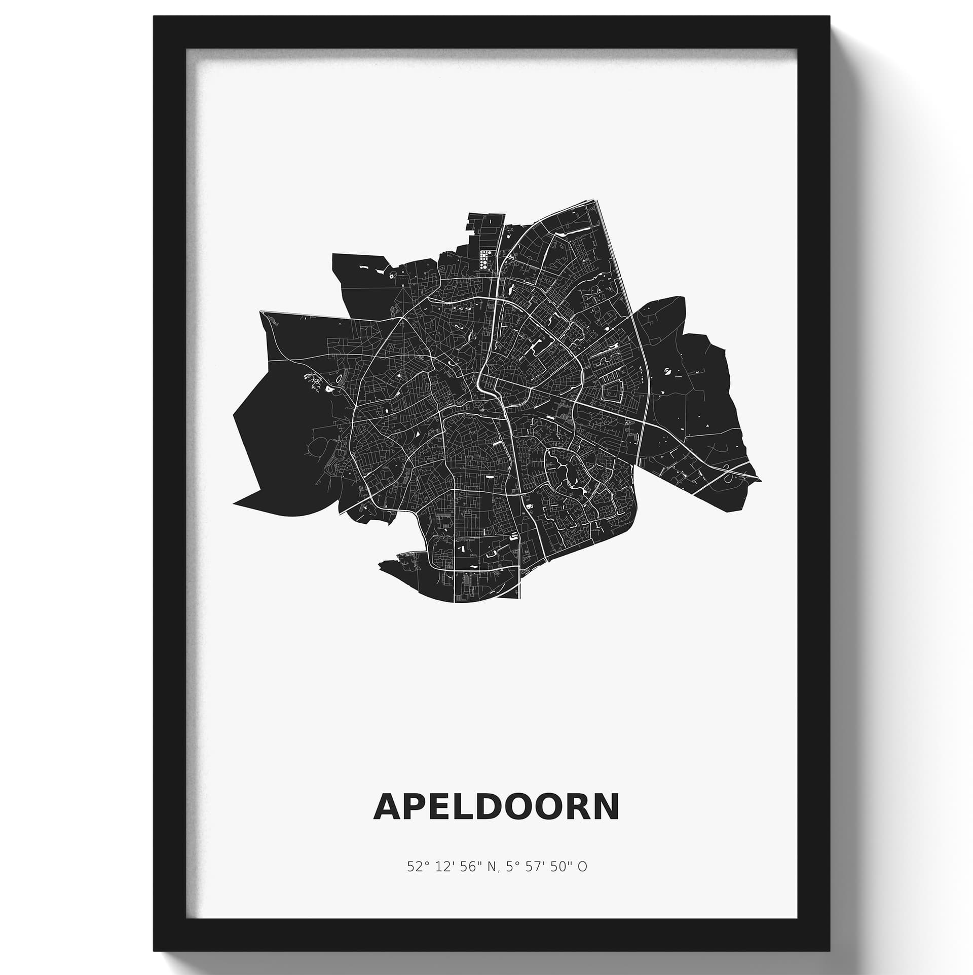 Poster Apeldoorn - Zwart/Wit