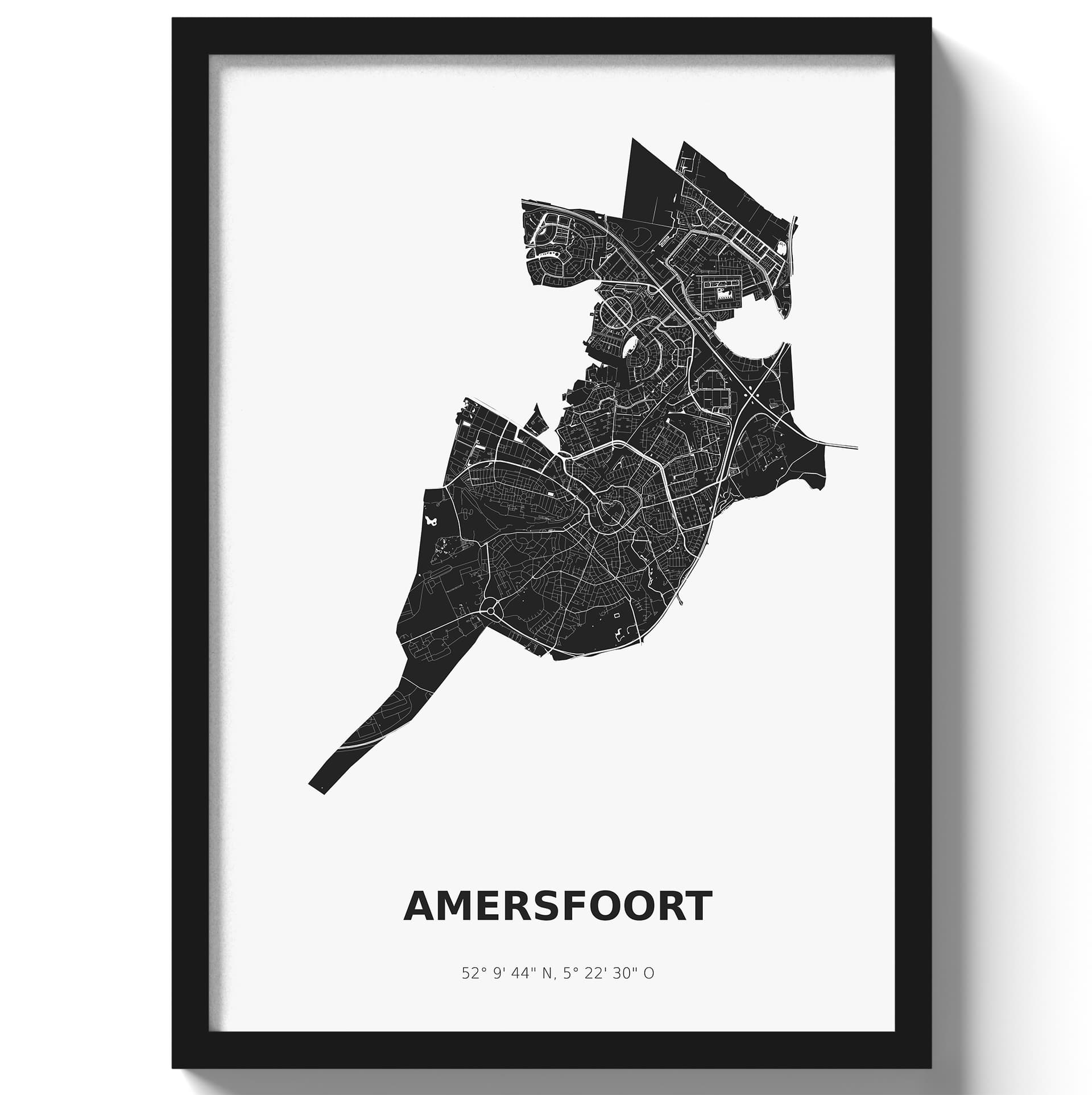 Poster Amersfoort - Zwart/Wit