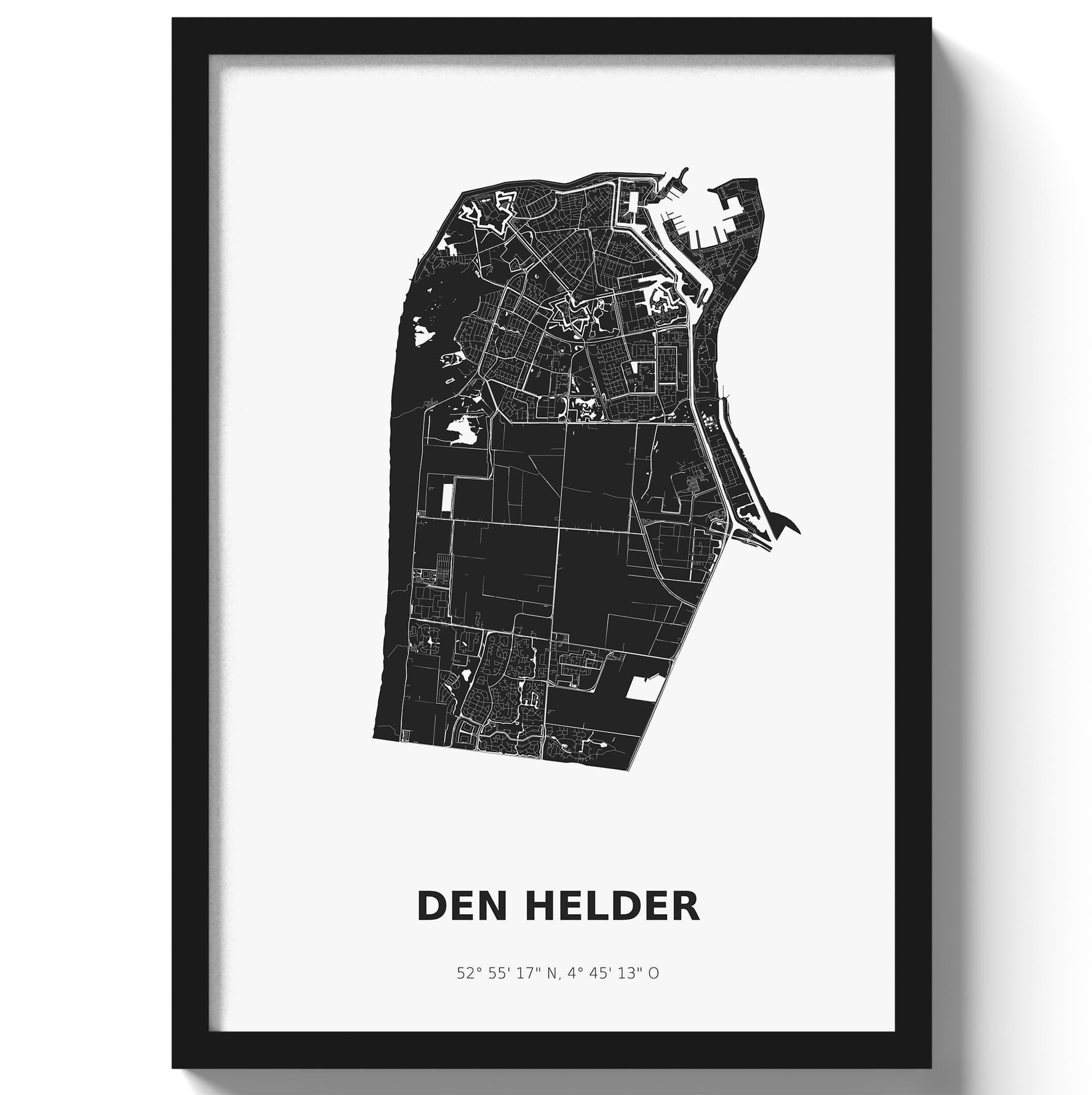 Poster Den Helder - Zwart/Wit