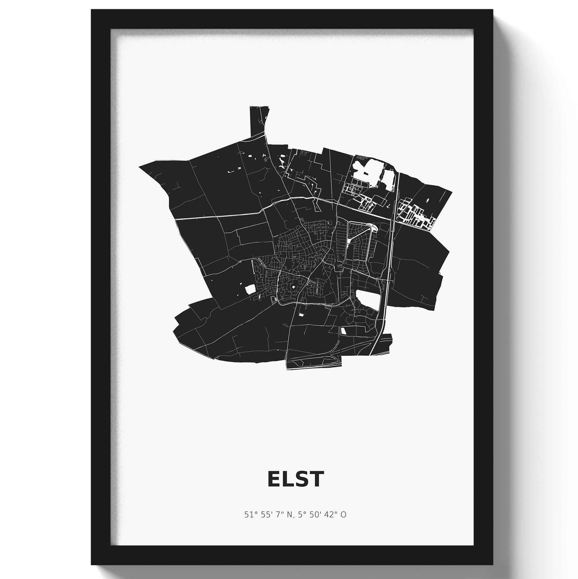 Poster Elst - Zwart/Wit
