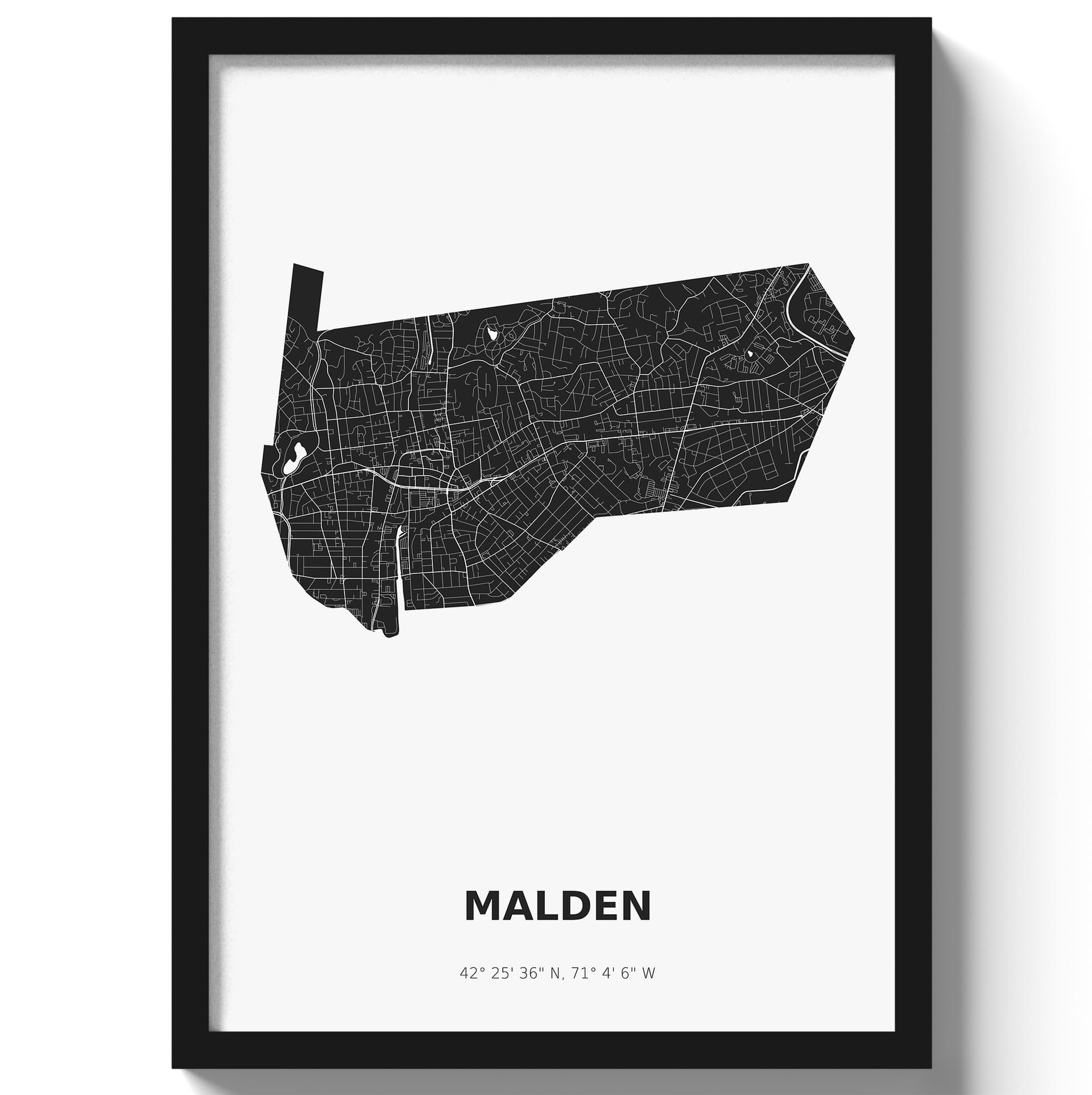 Poster Malden - Zwart/Wit