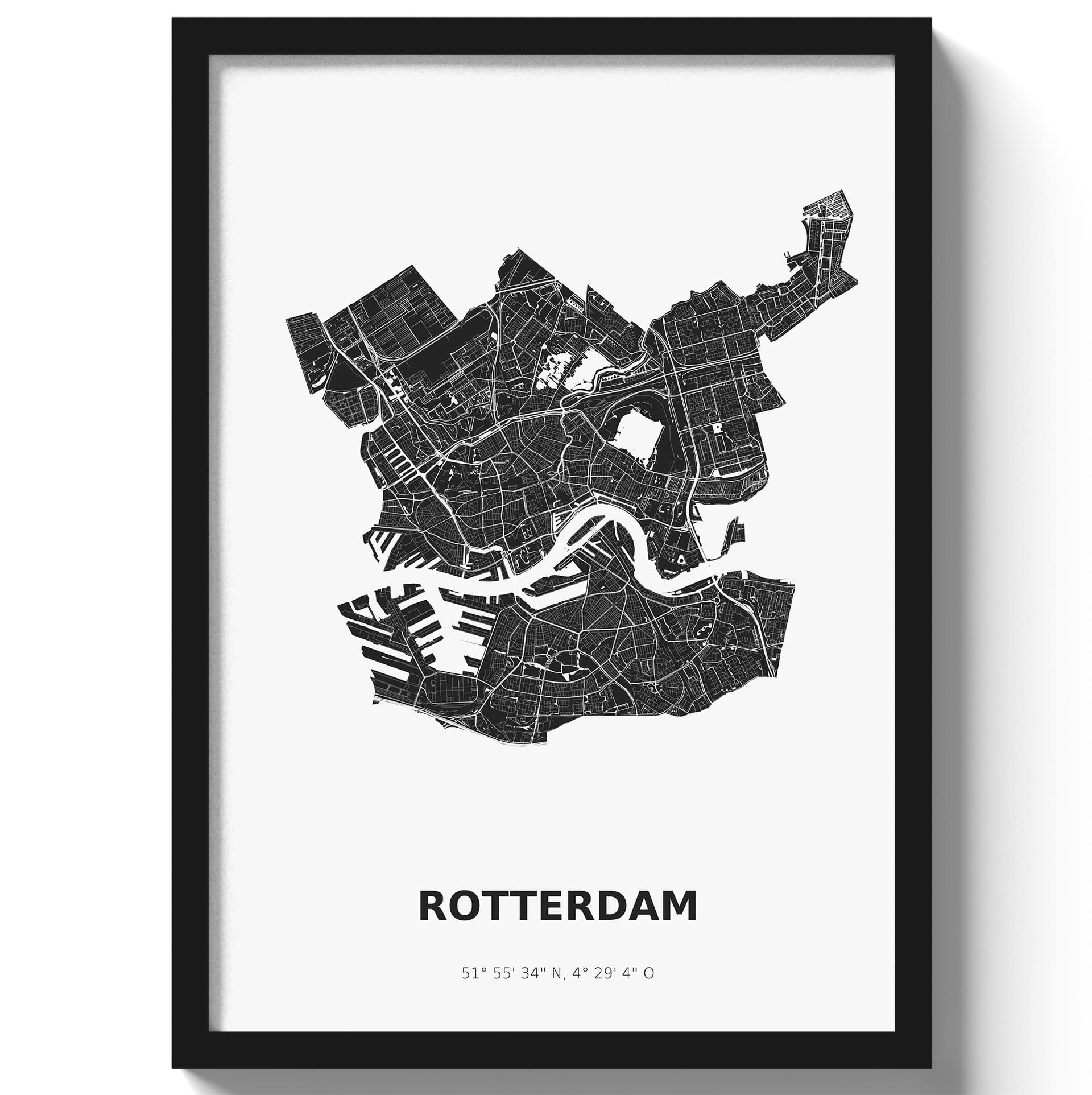 Poster Roermond - Zwart/Wit