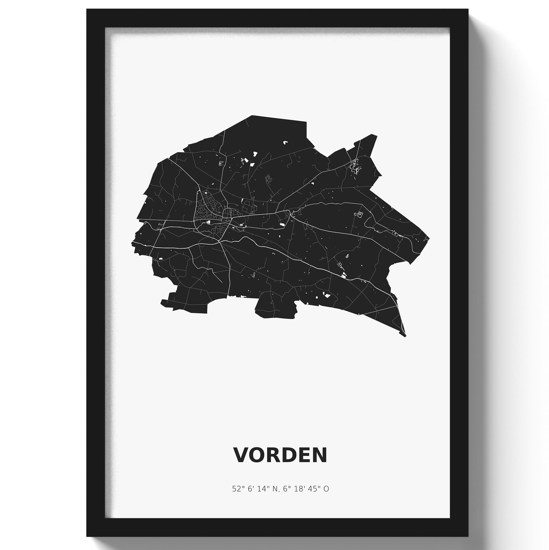 Poster Vorden - Zwart/Wit