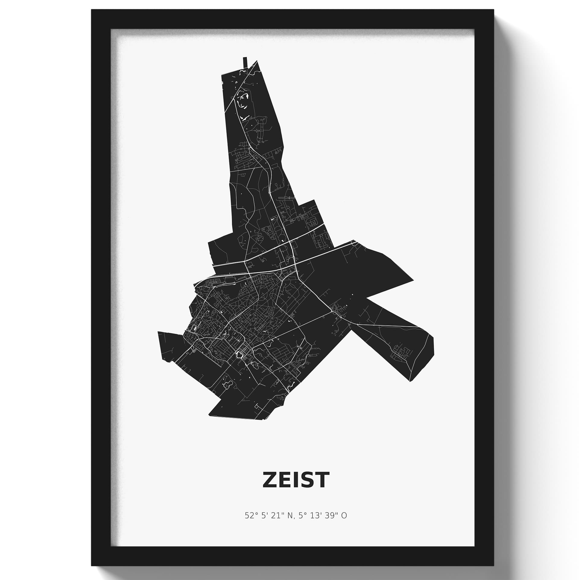 Poster Zeist - Zwart/Wit