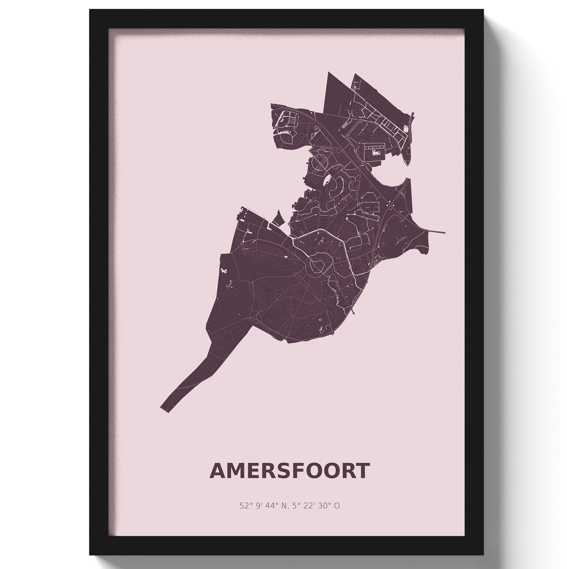 Poster Amersfoort - Paars