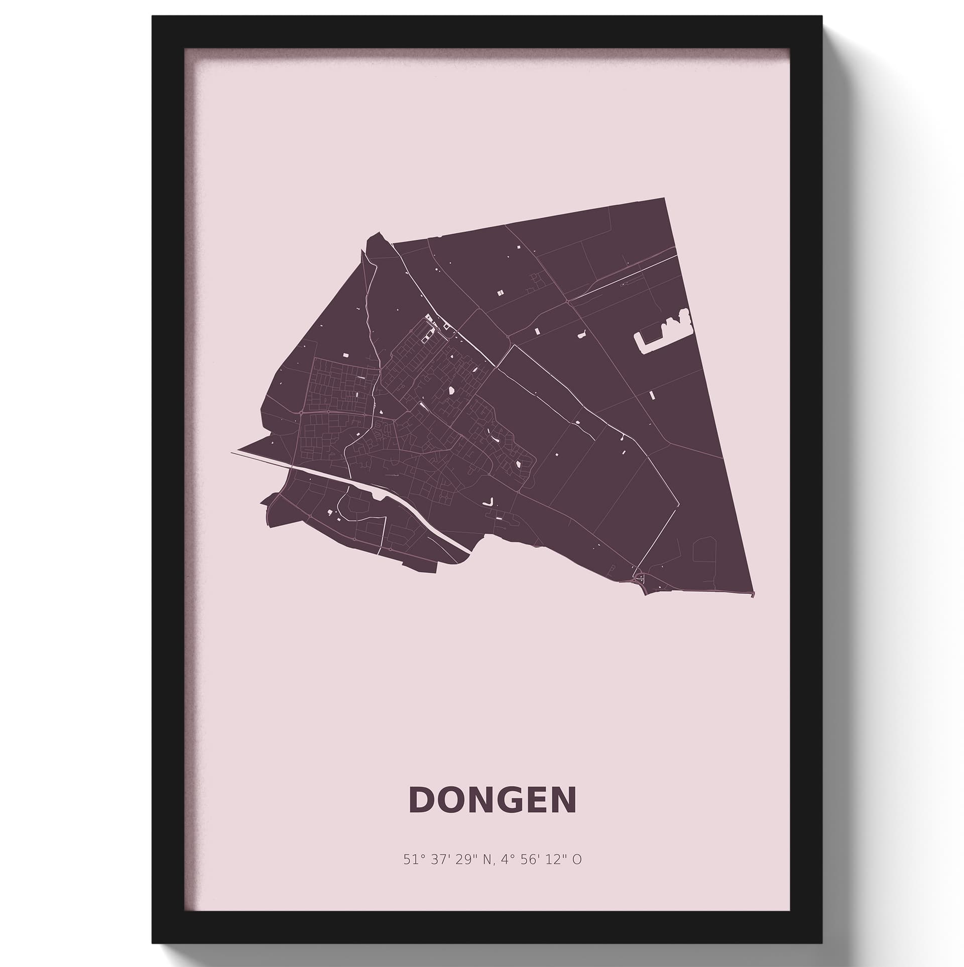 Poster Dongen - Paars