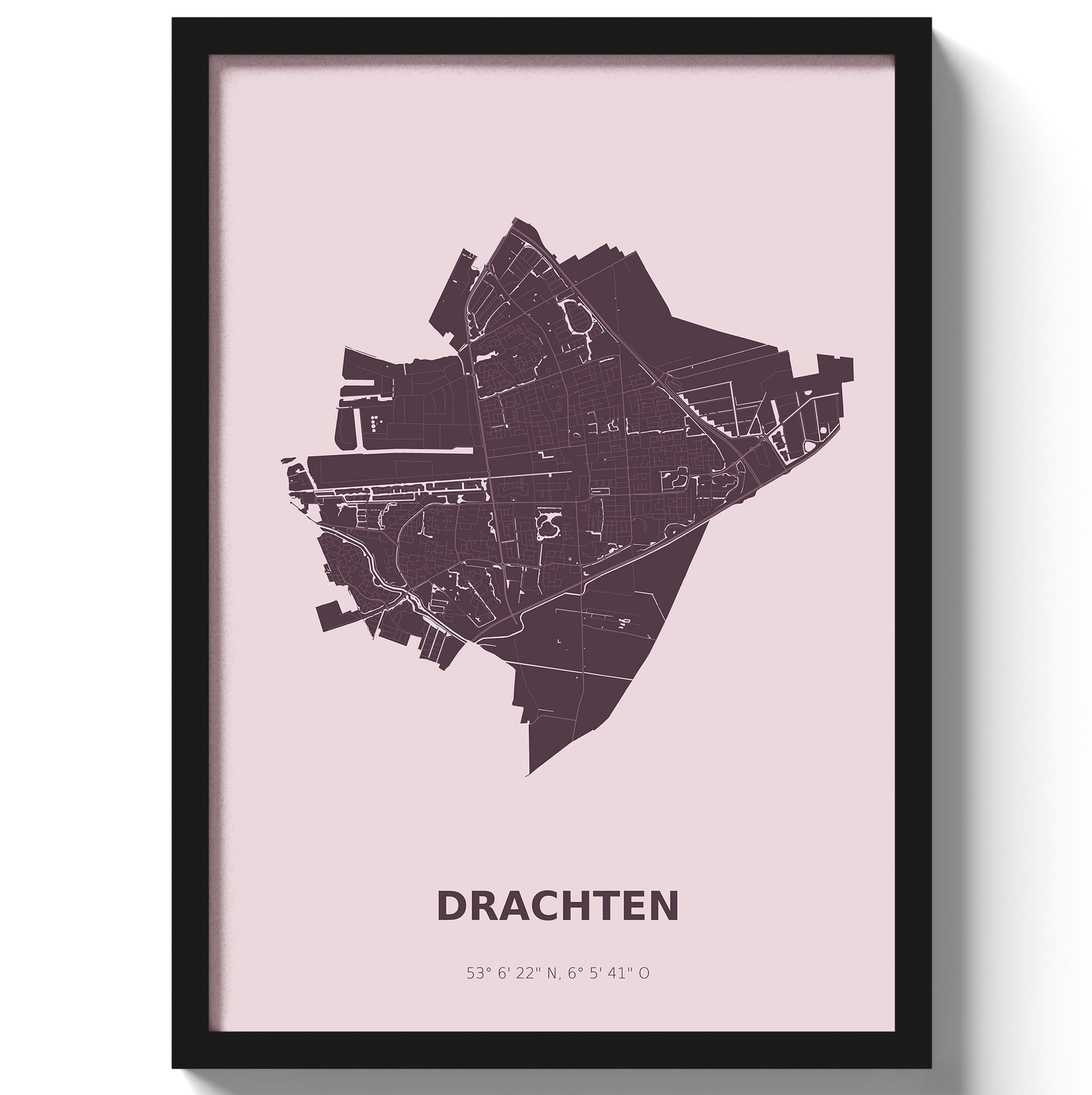 Poster Drachten - Paars