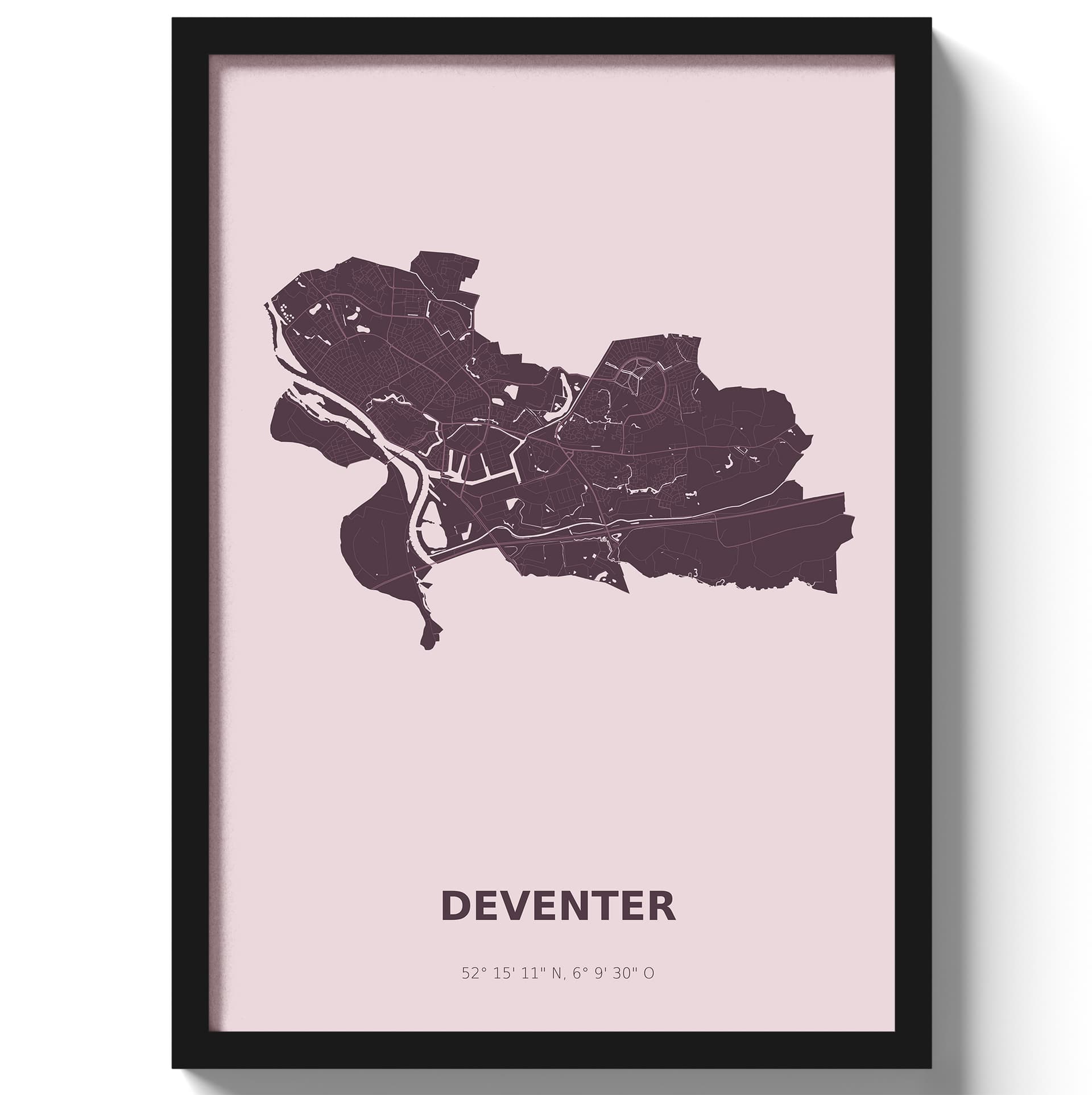 Poster Deventer - Paars