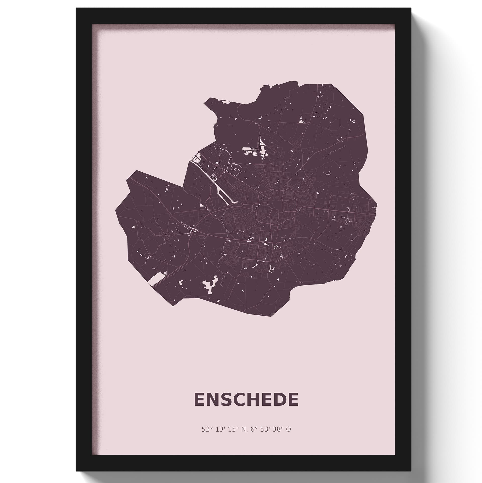 Poster Enschede - Paars
