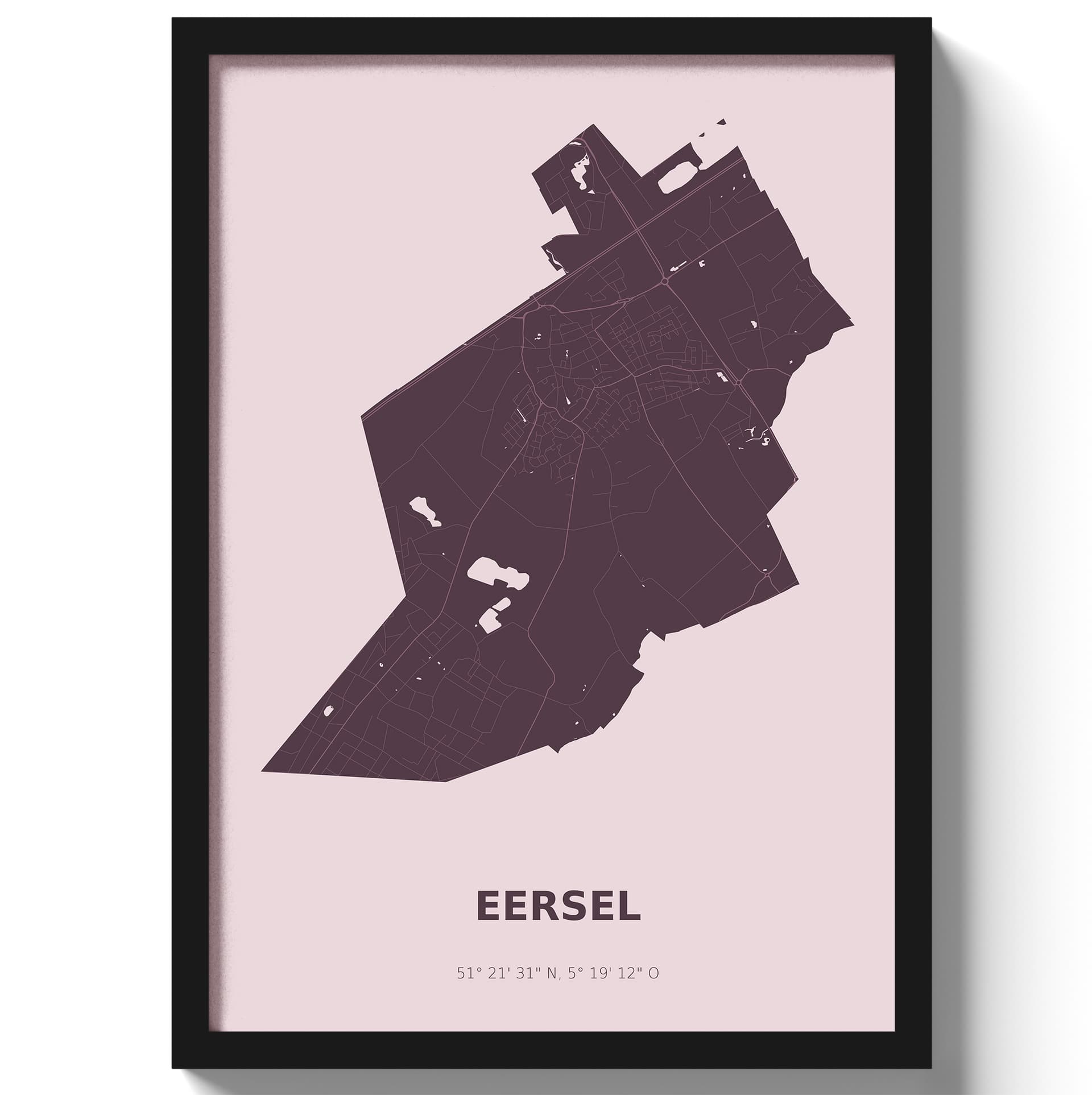 Poster Eersel - Paars