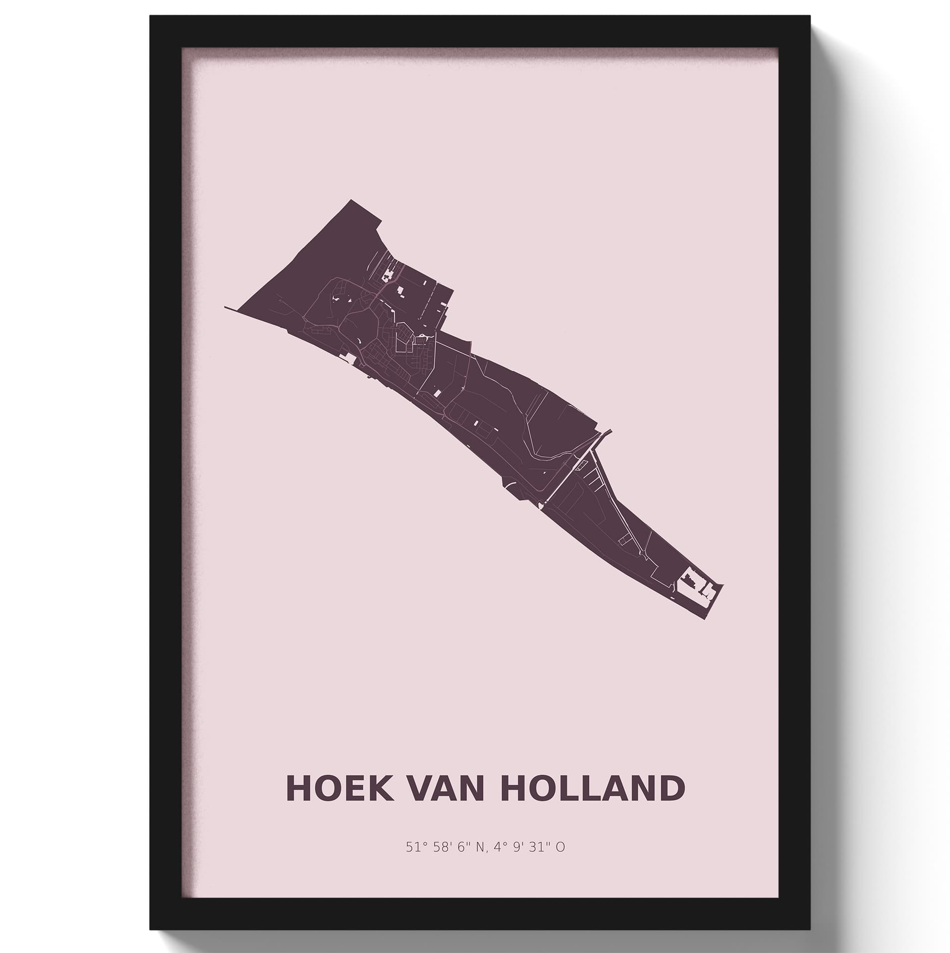 Poster Hoek van Holland - Paars