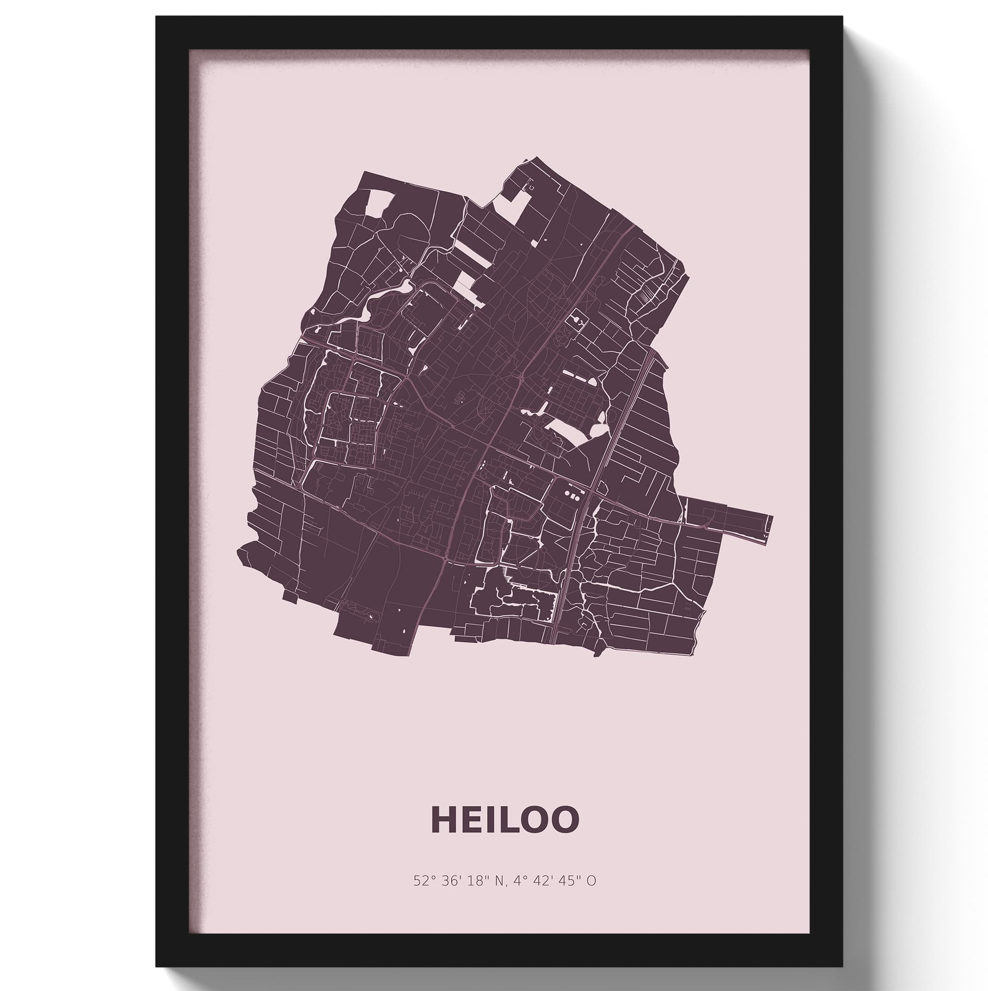 Poster Heiloo - Paars