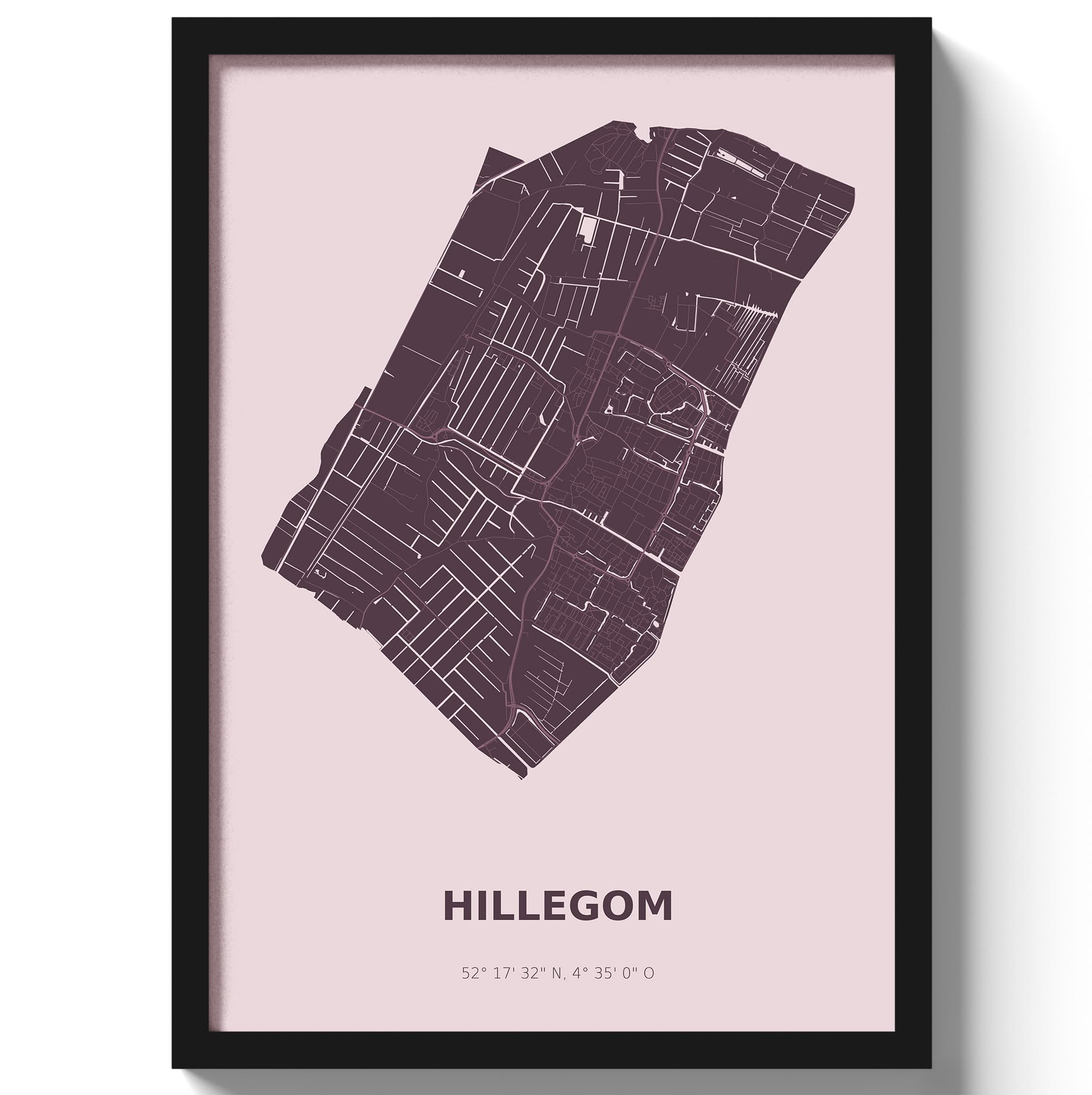 Poster Hillegom - Paars