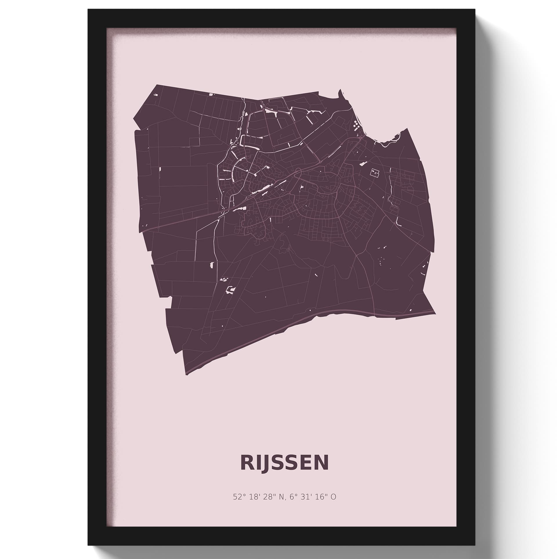 Poster Rijssen - Paars