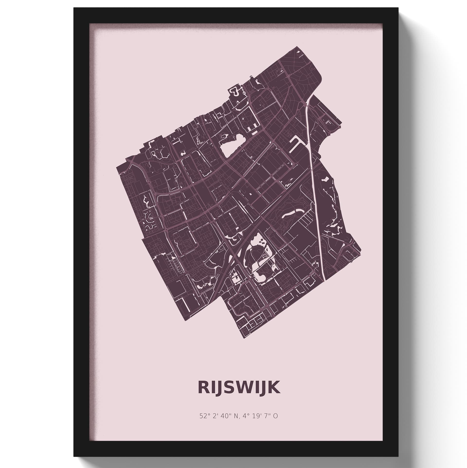 Poster Rijswijk - Paars