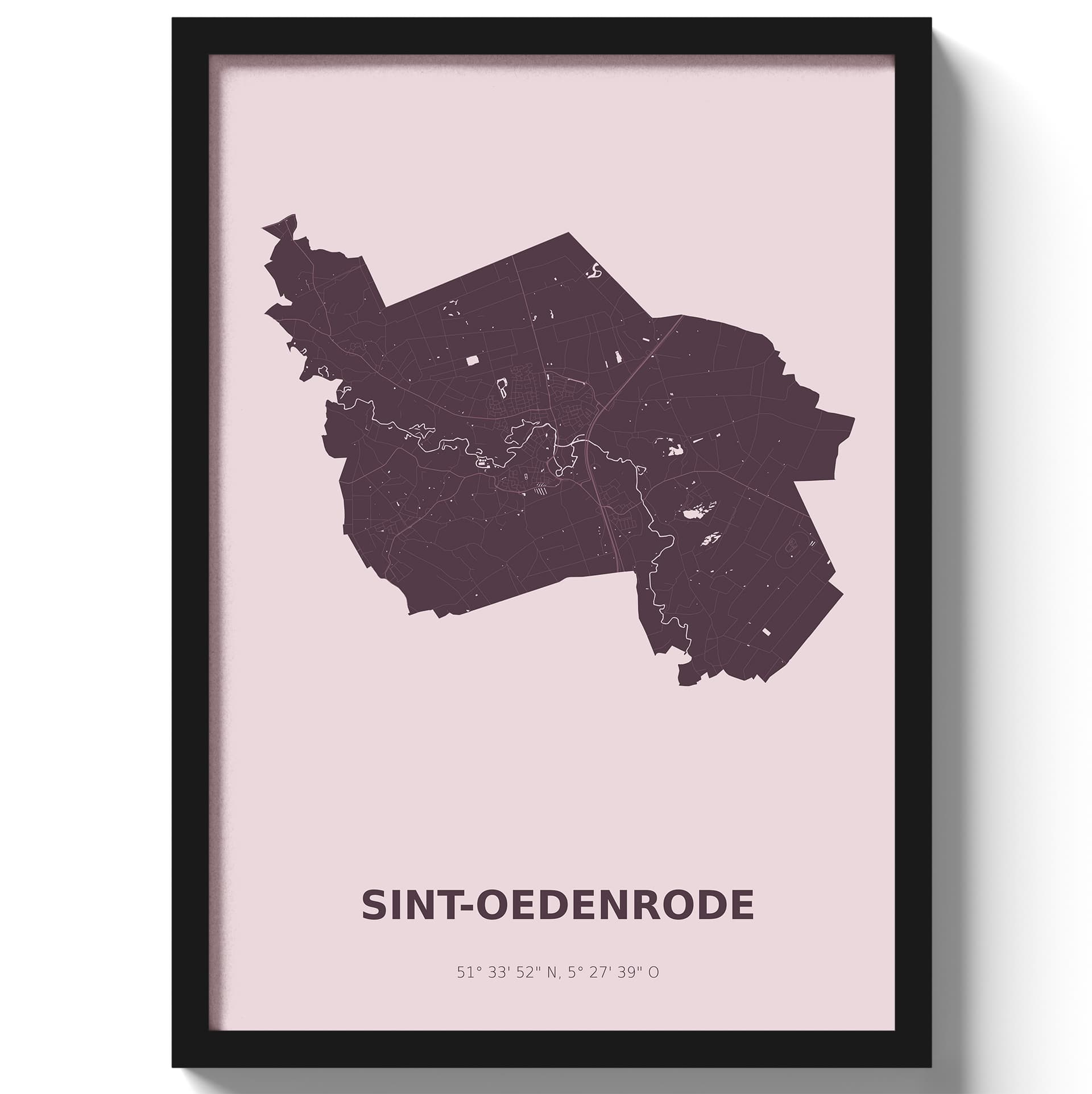Poster Sint-Oedenrode - Paars