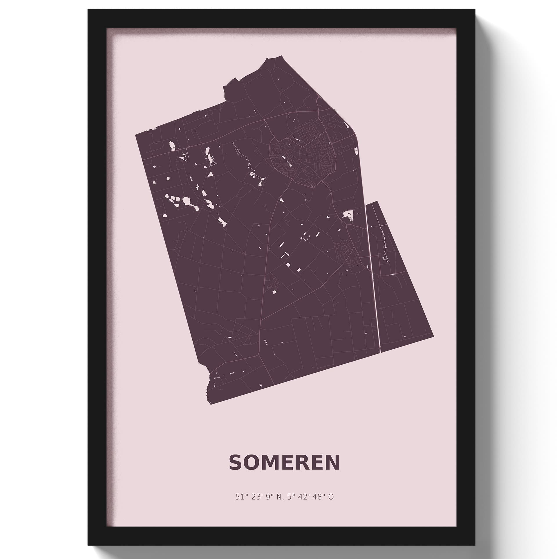 Poster Someren - Paars