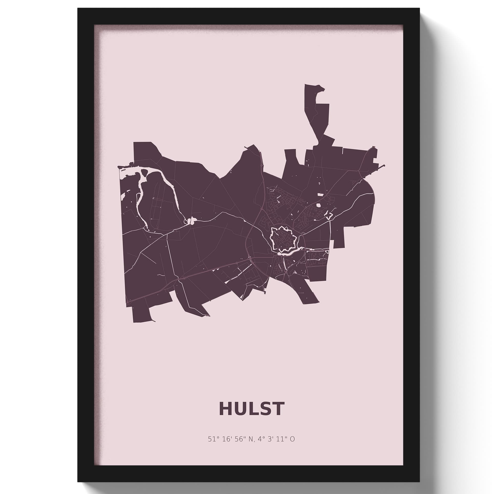 Poster Hulst - Paars