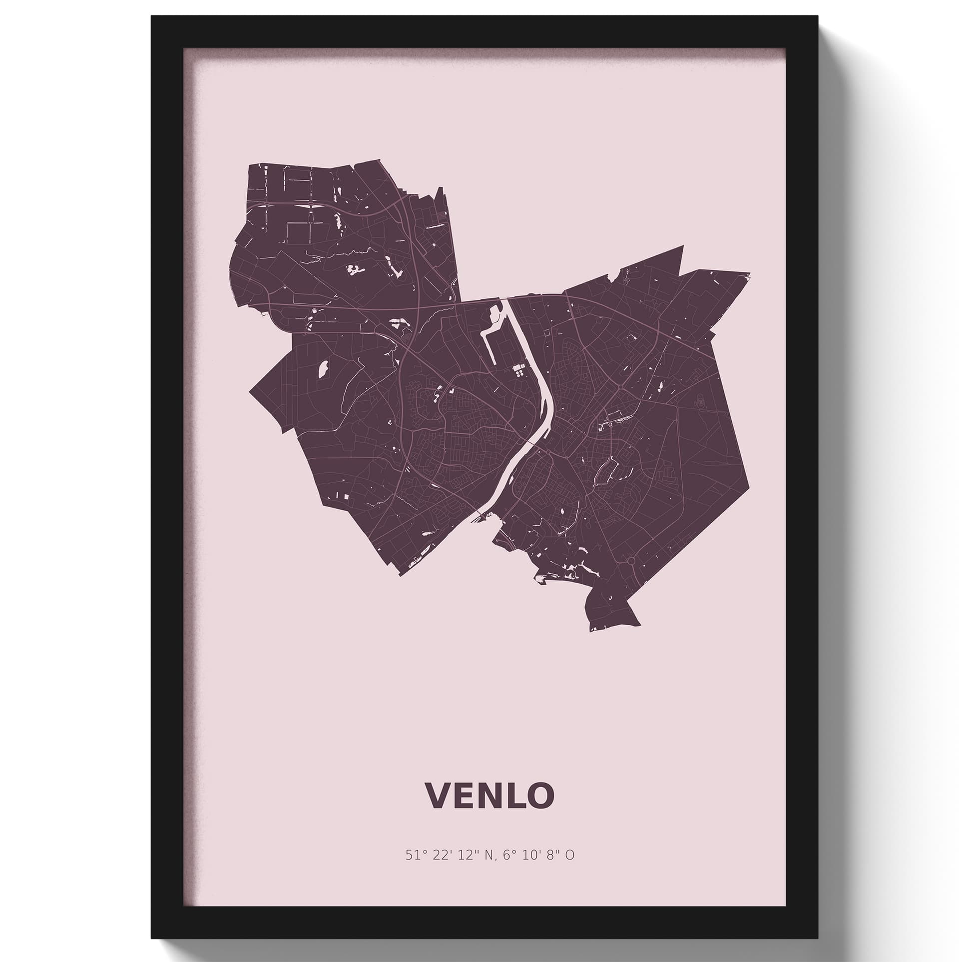 Poster Venlo - Paars