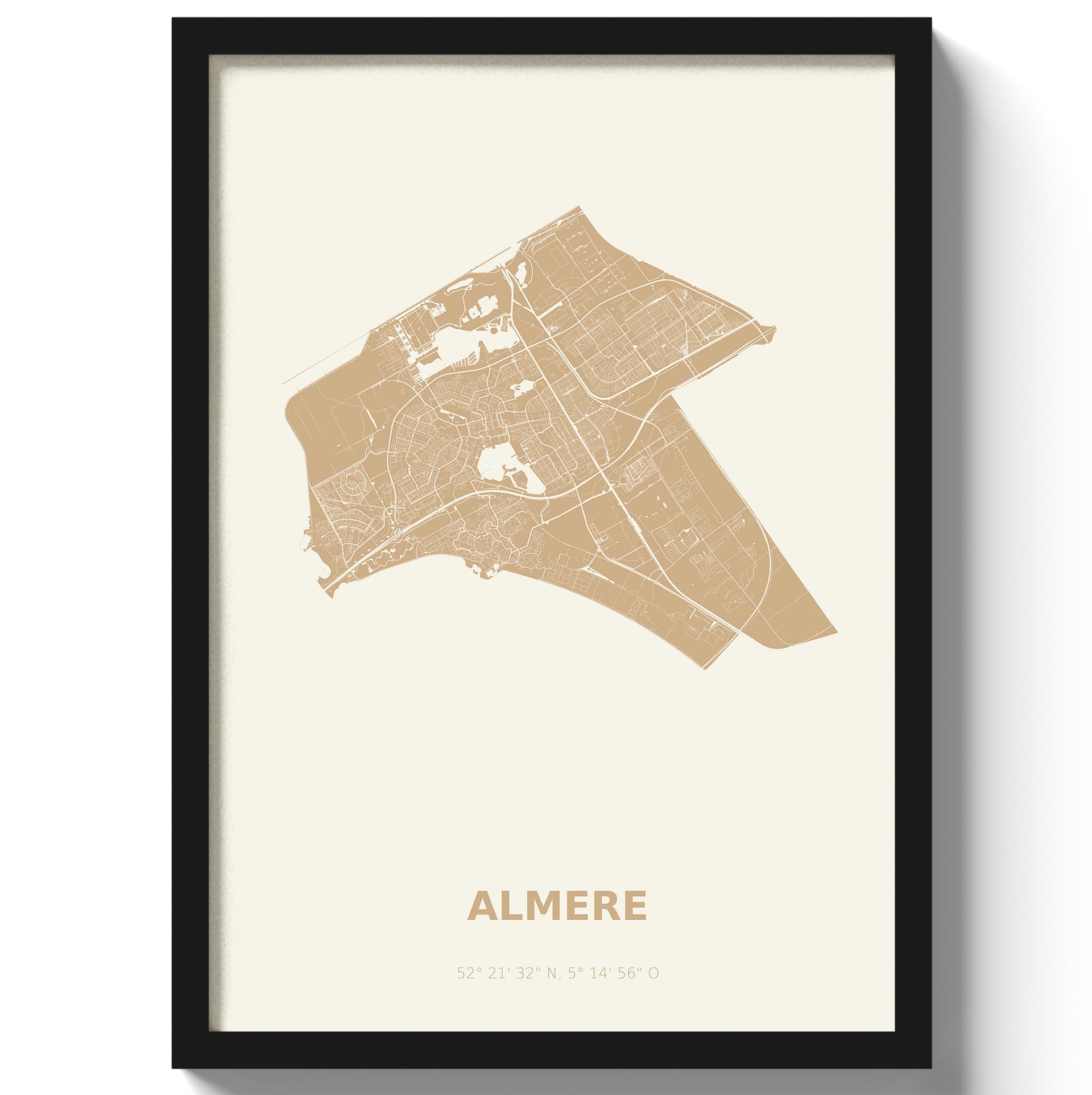 Poster Almere - Beige