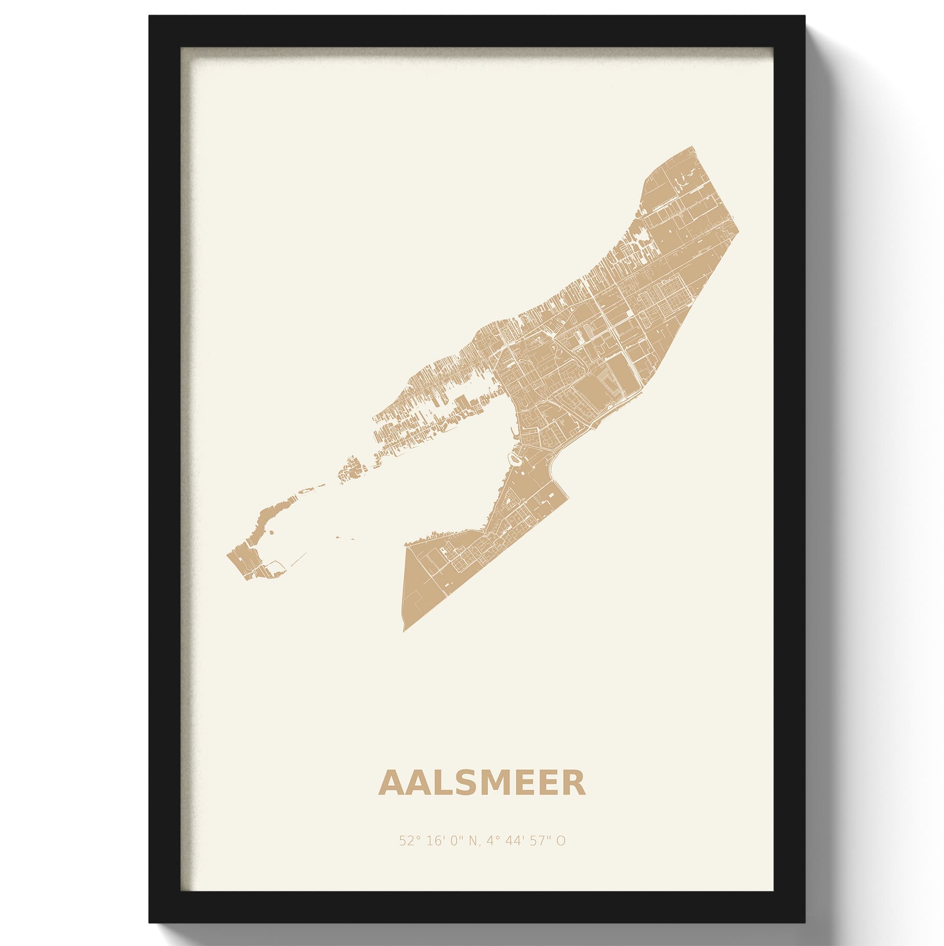Poster Aalsmeer - Beige