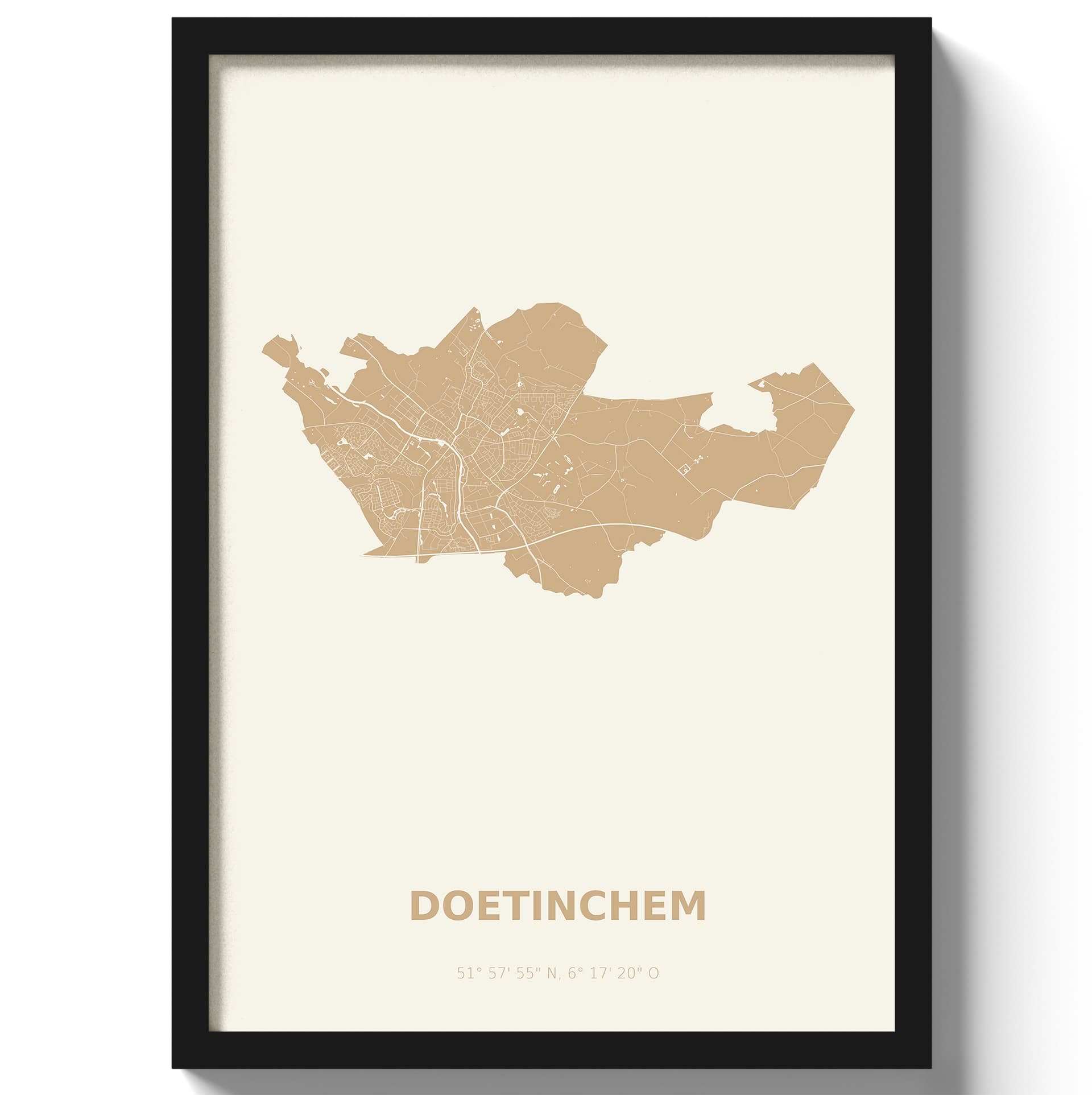 Poster Doetinchem - Beige