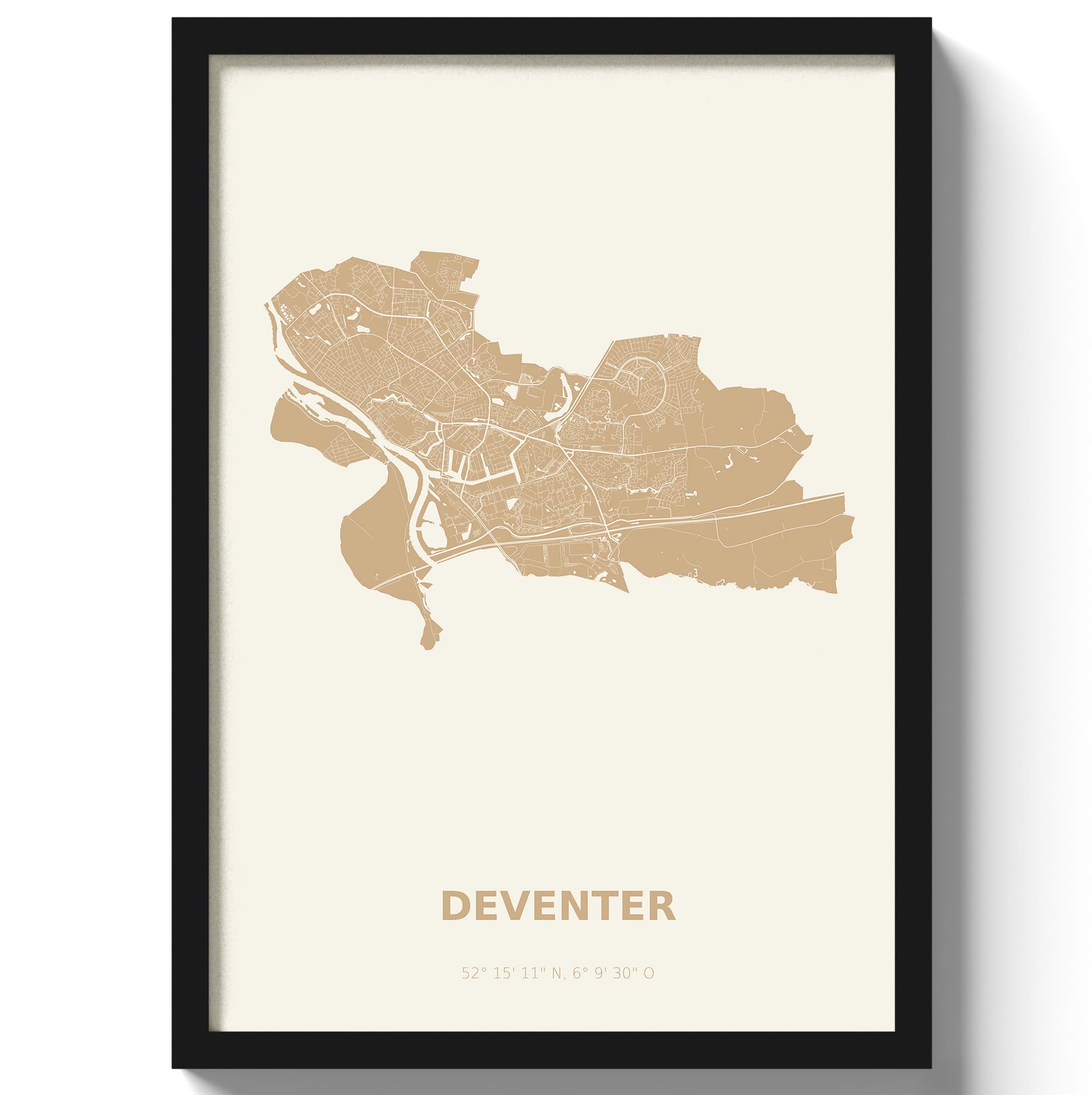 Poster Deventer - Beige