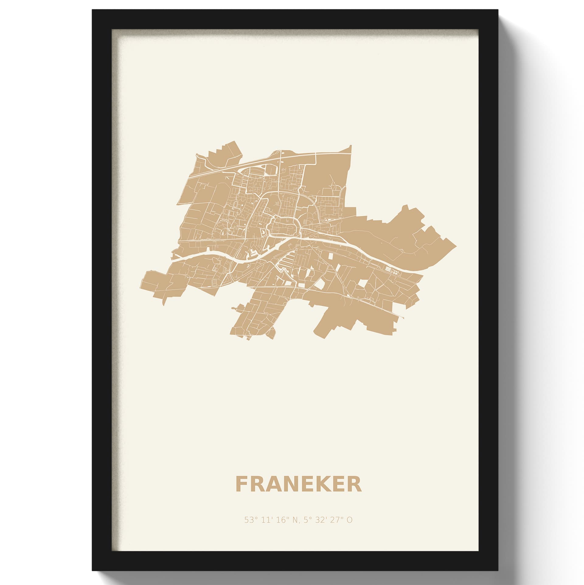 Poster Franeker - Beige