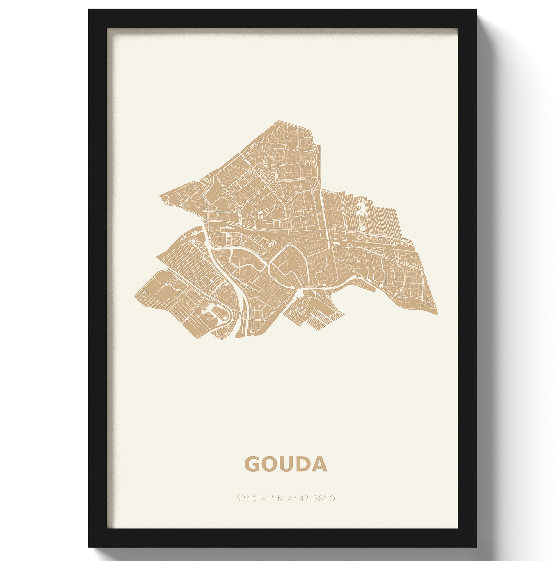 Poster Gouda - Beige