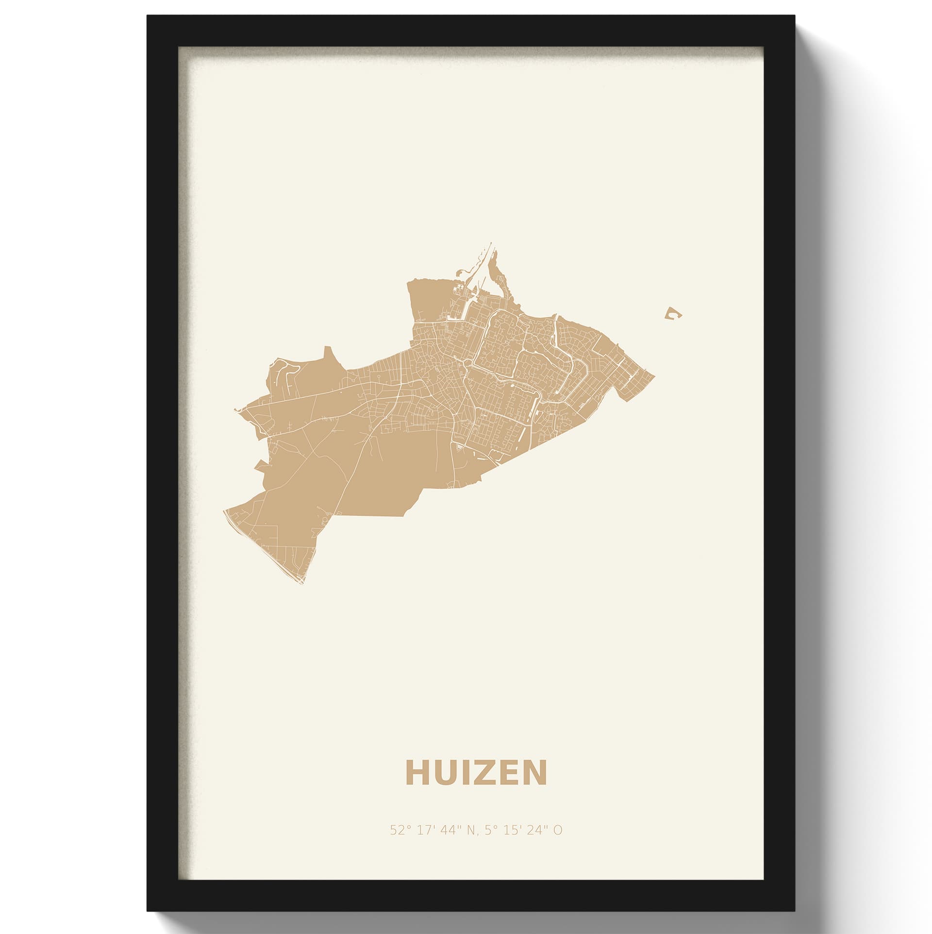 Poster Huizen - Beige