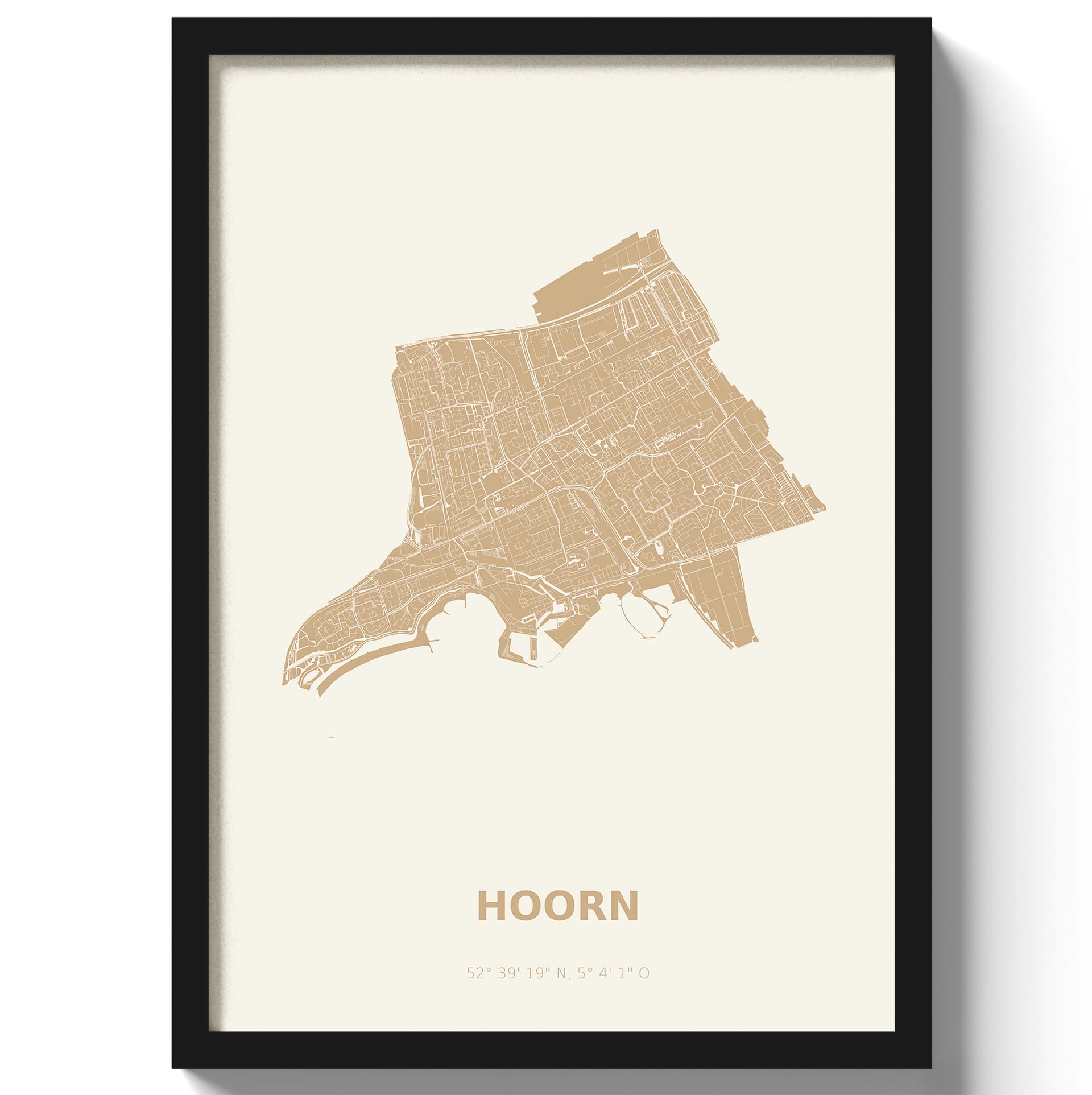 Poster Hoorn - Beige