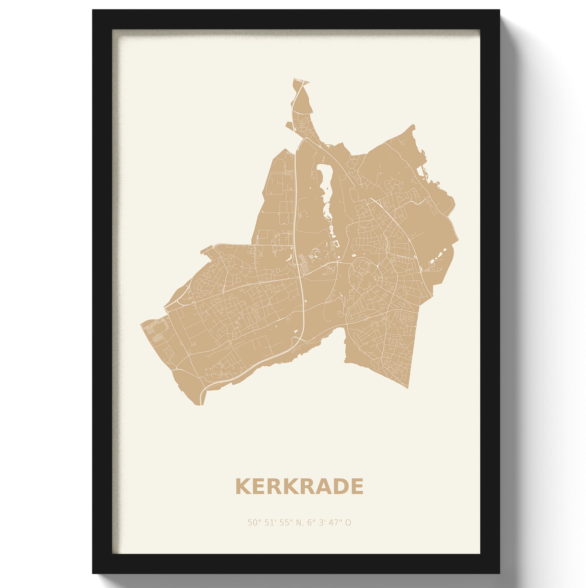 Poster Kerkrade - Beige