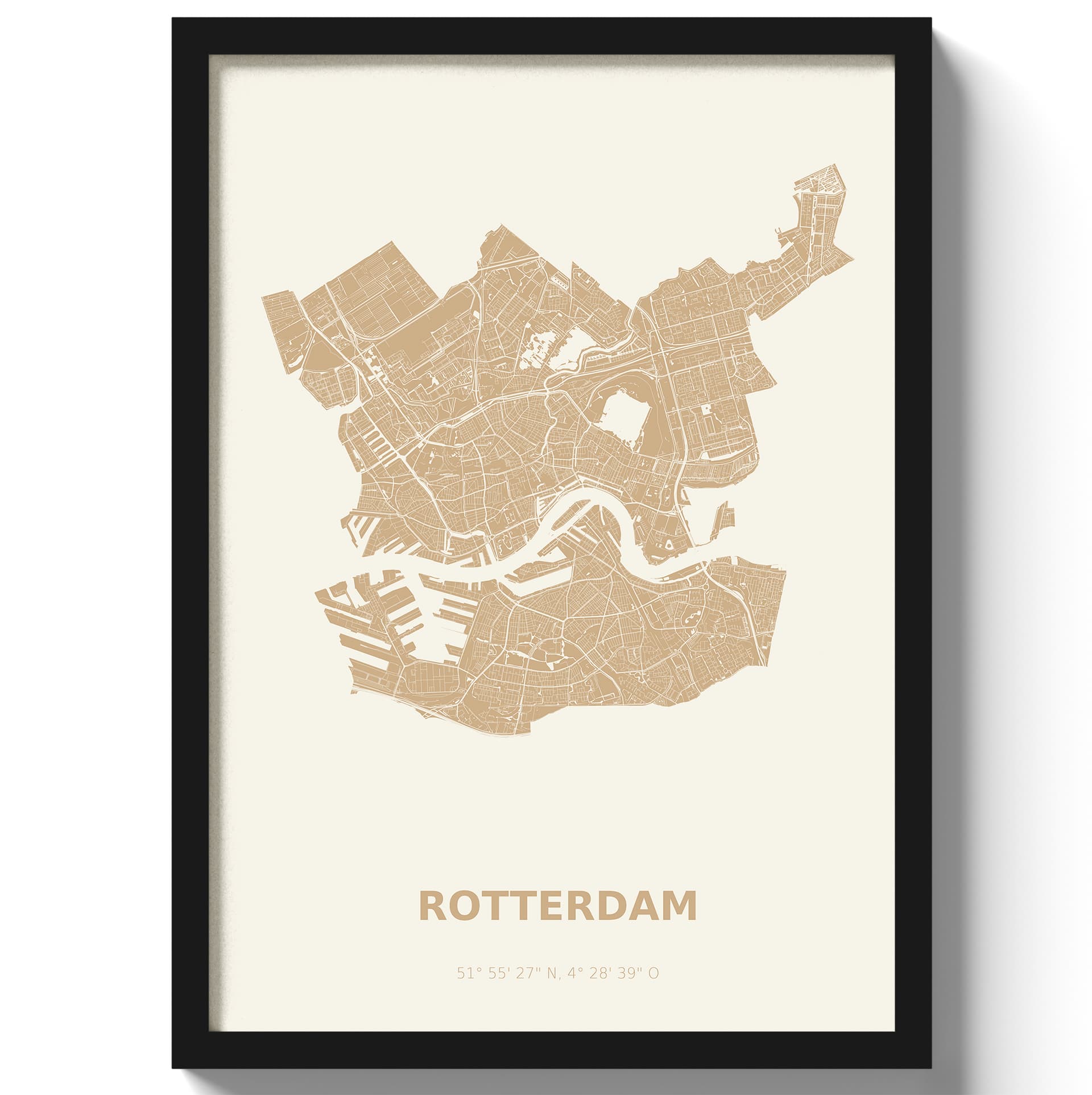 Poster Rotterdam - Beige