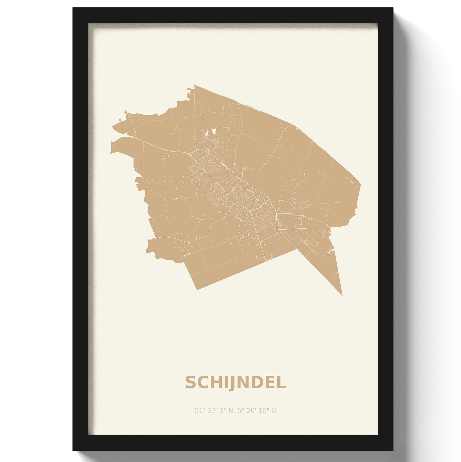Poster Schijndel - Beige