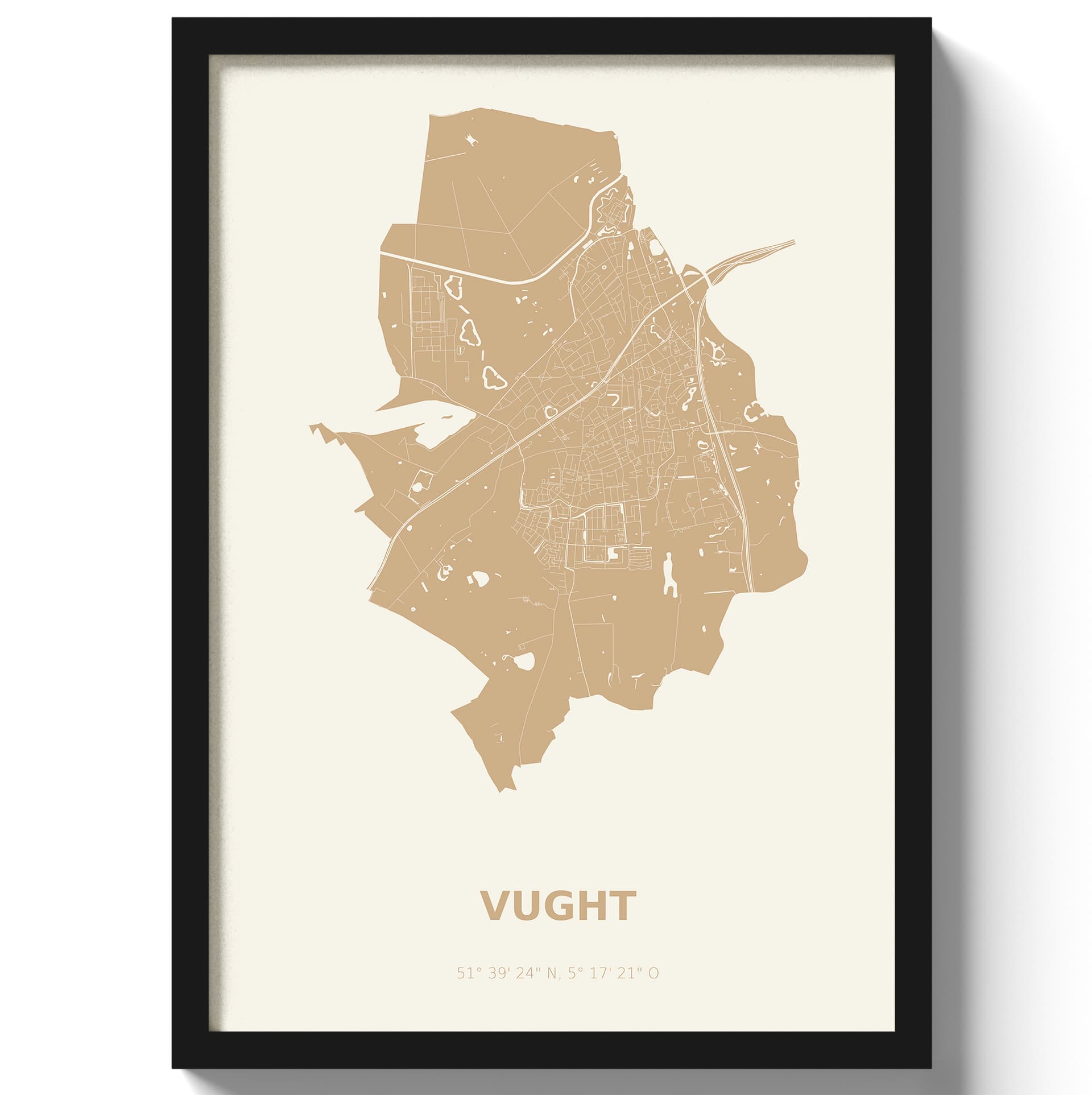 Poster Vught - Beige