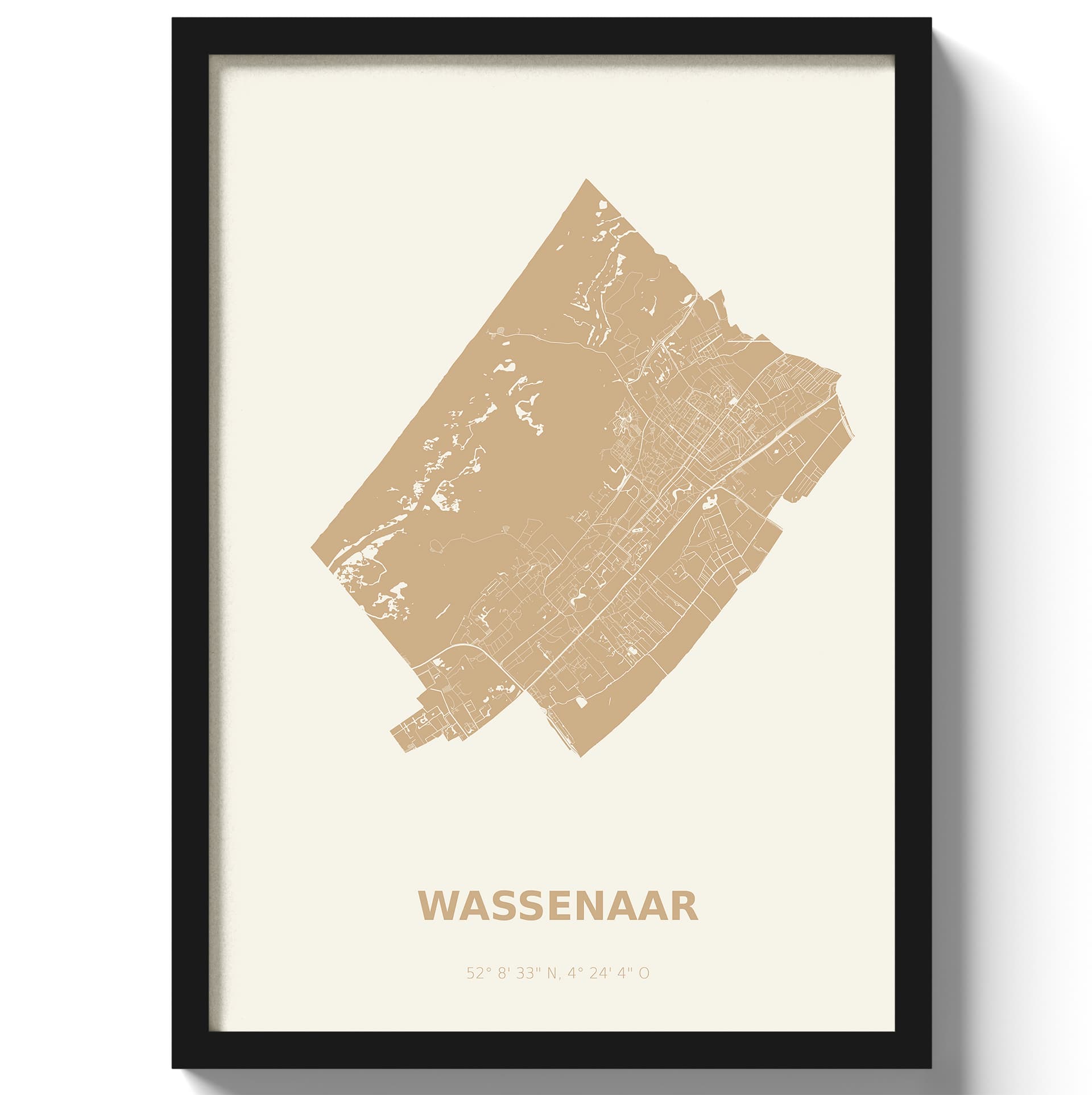 Poster Wassenaar - Beige