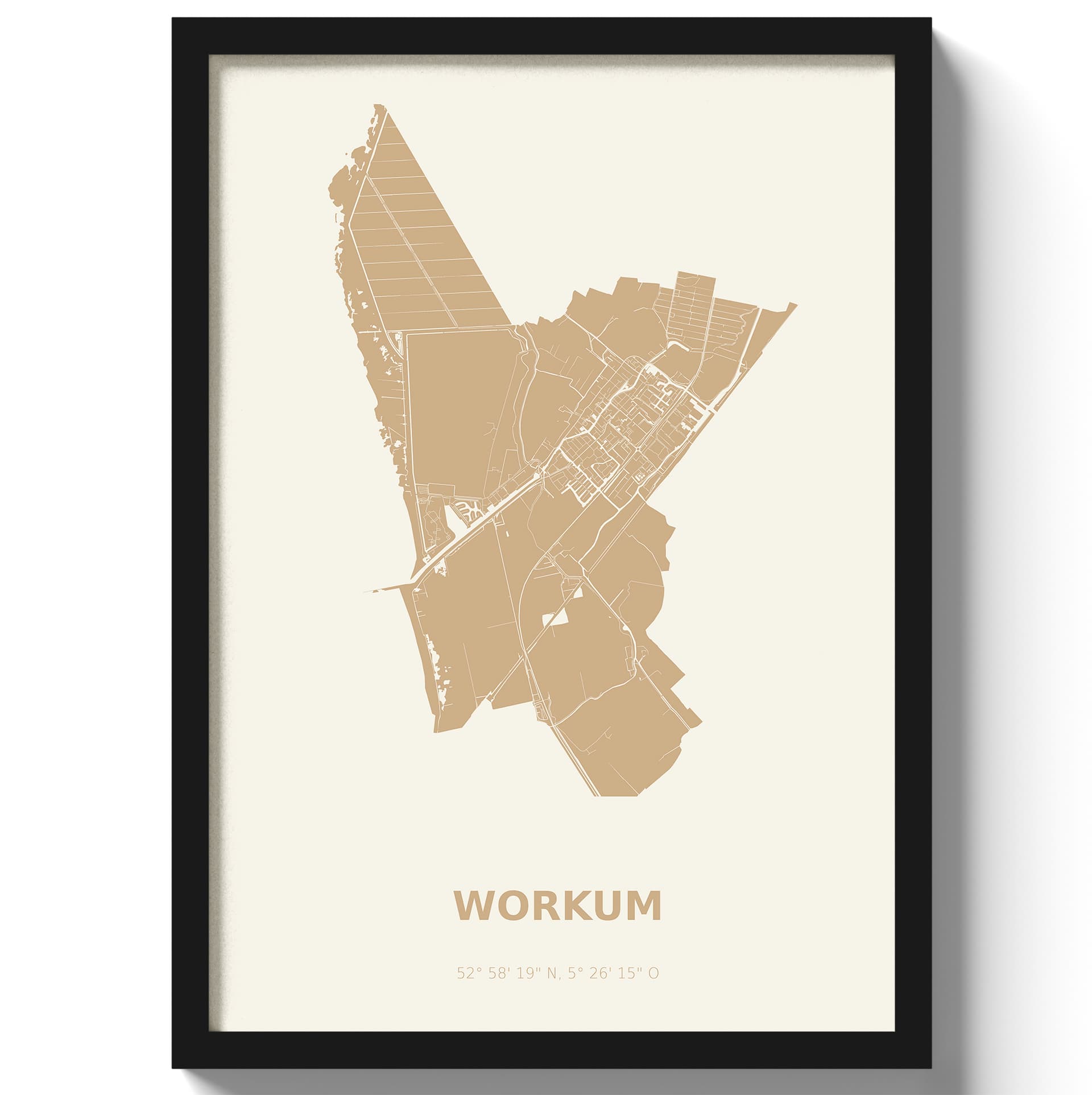 Poster Workum - Beige
