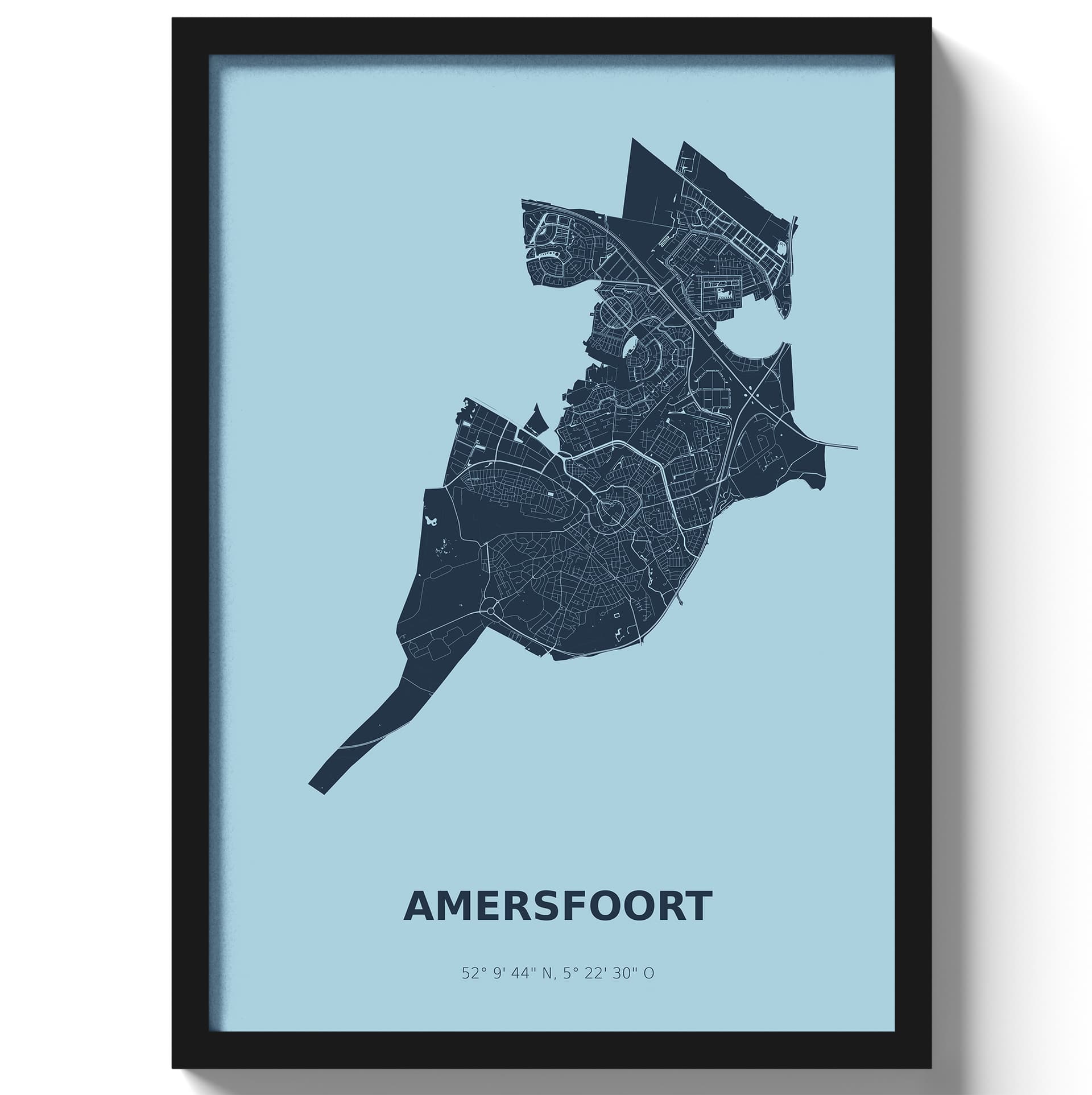Poster Amersfoort - Blauw