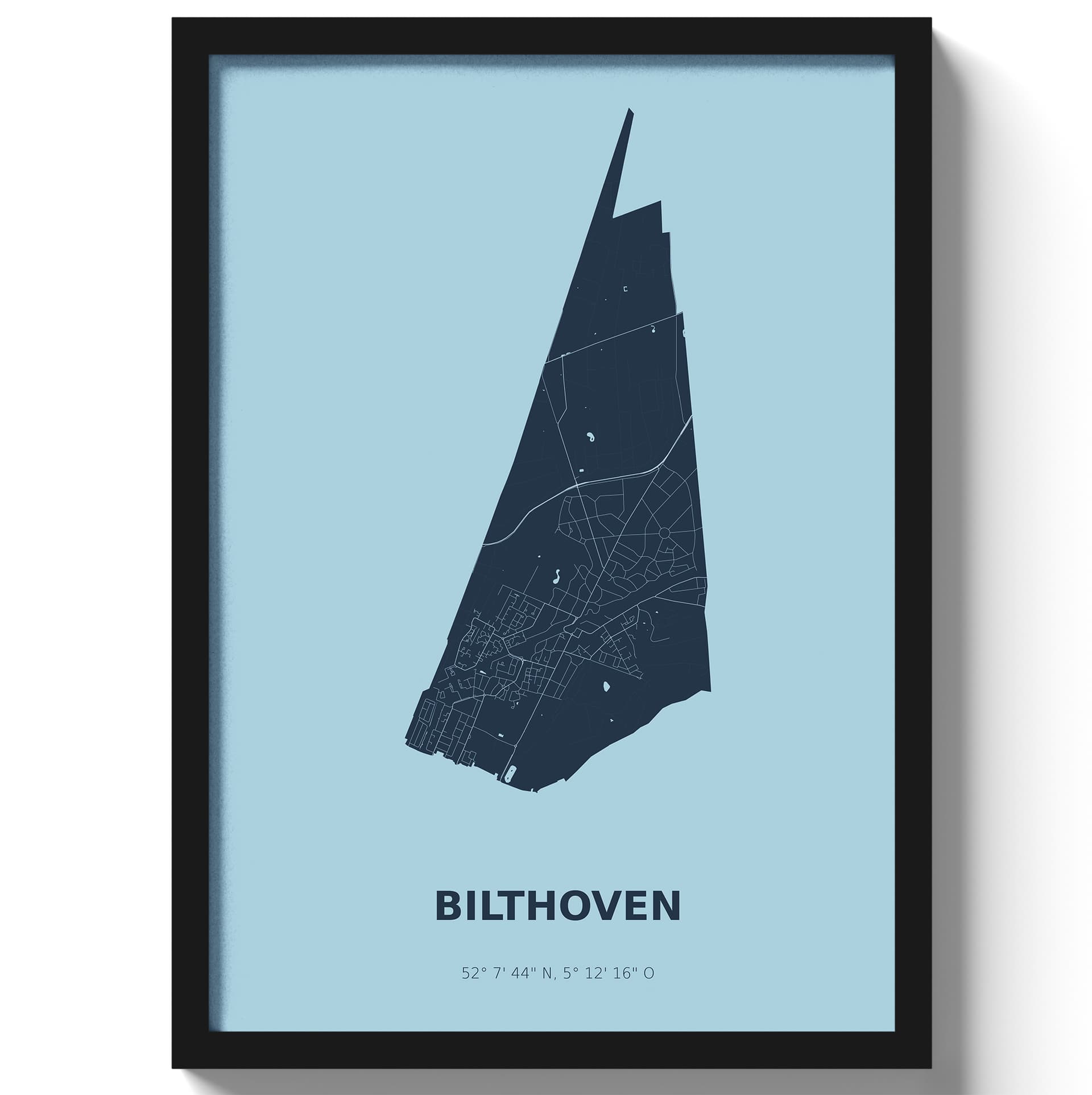 Poster Bilthoven - Blauw