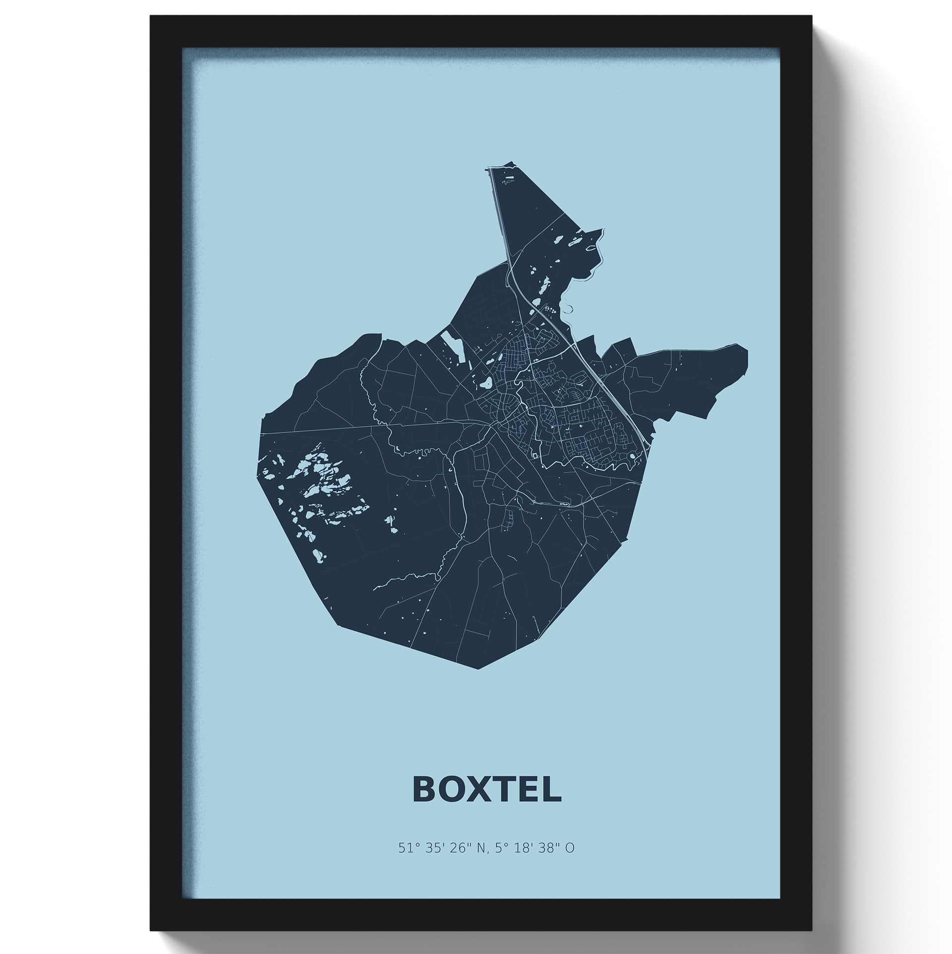 Poster Boxtel - Blauw