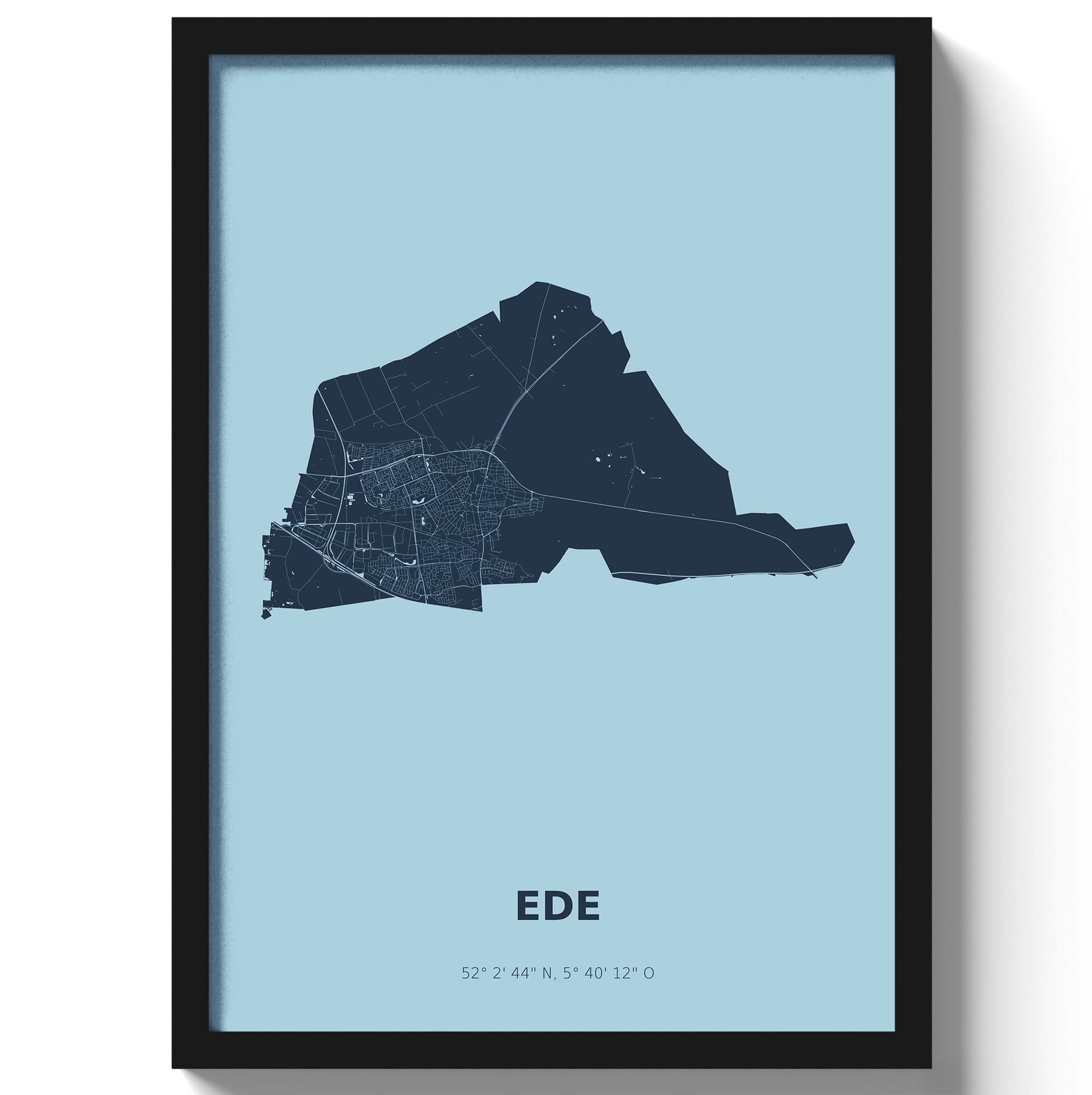 Poster Ede - Blauw