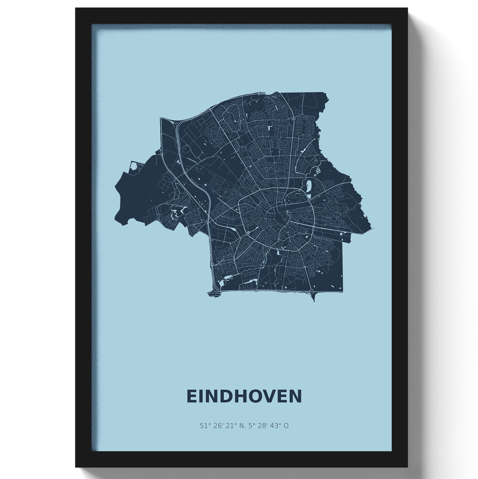 Poster Eindhoven - Blauw