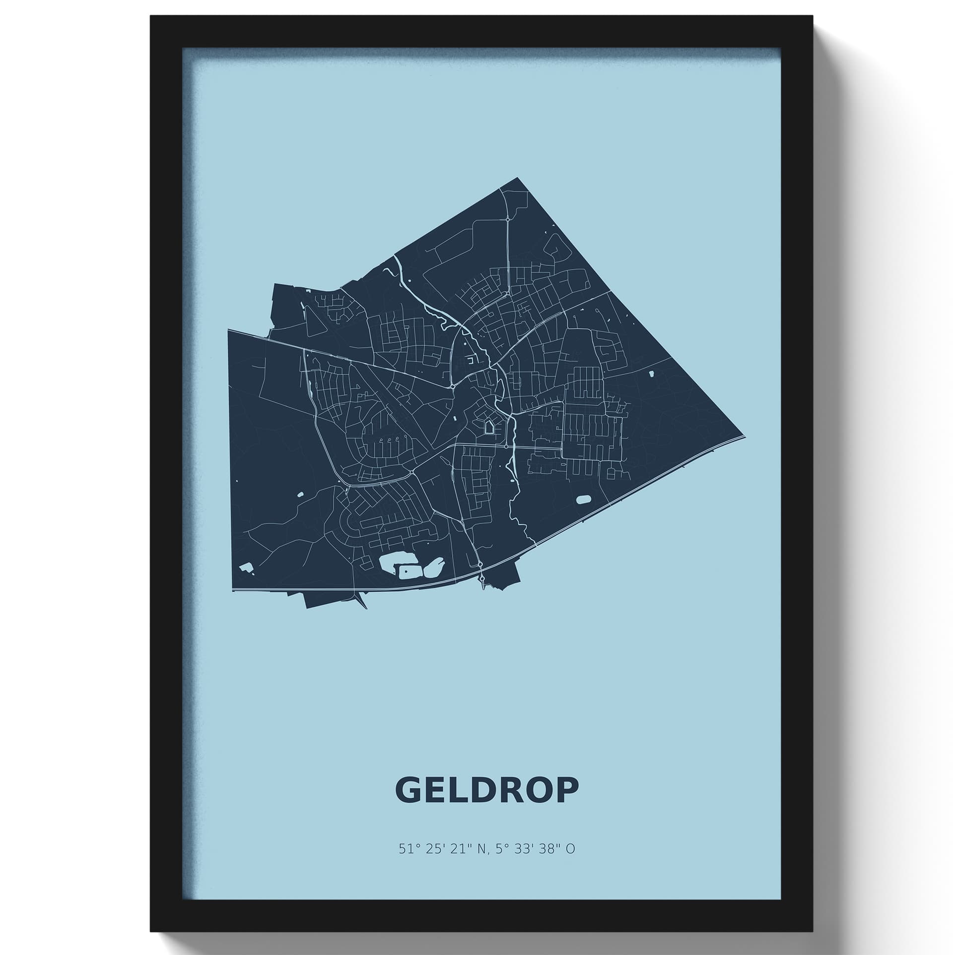 Poster Geldrop - Blauw