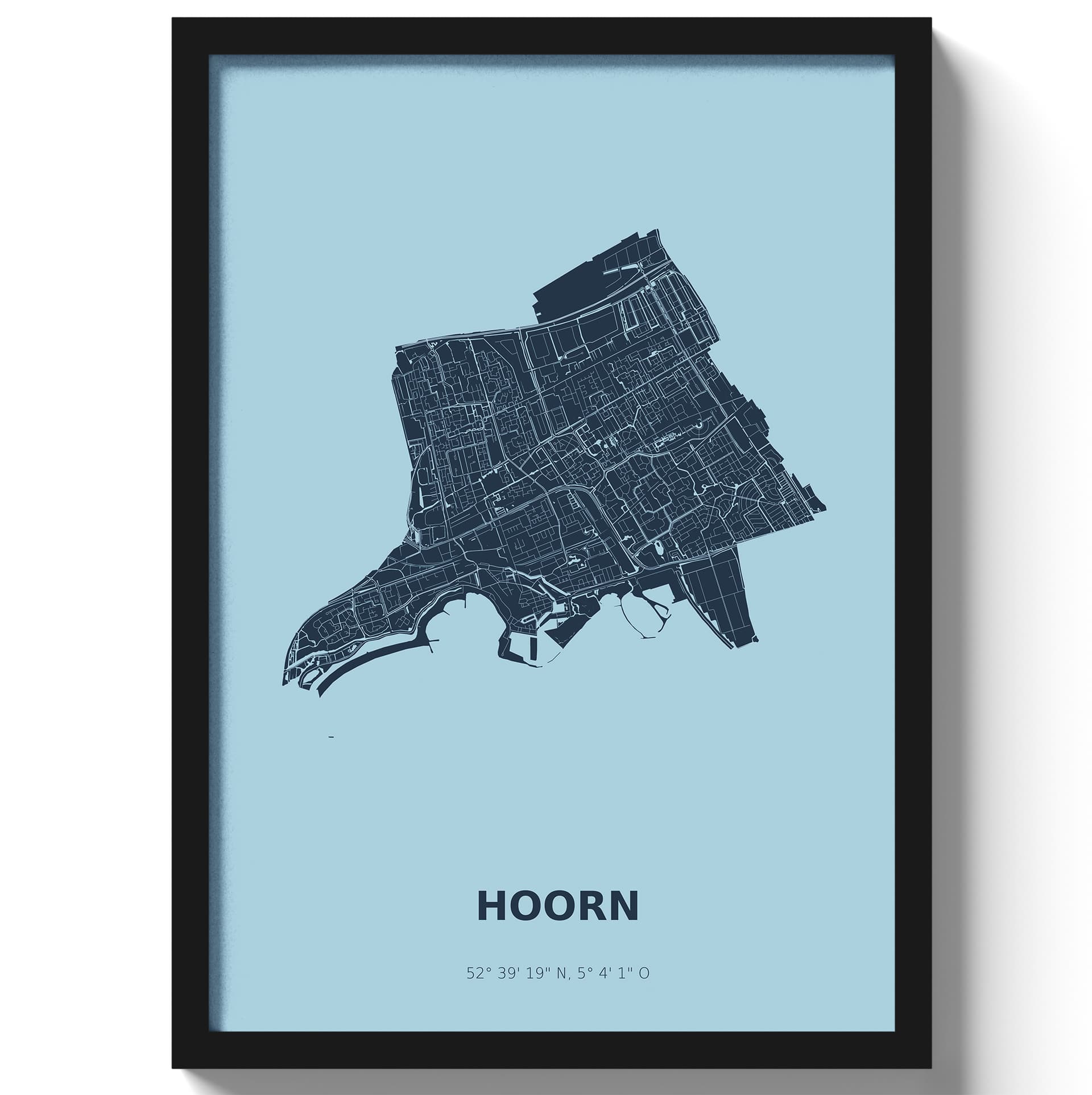 Poster Hoorn - Blauw