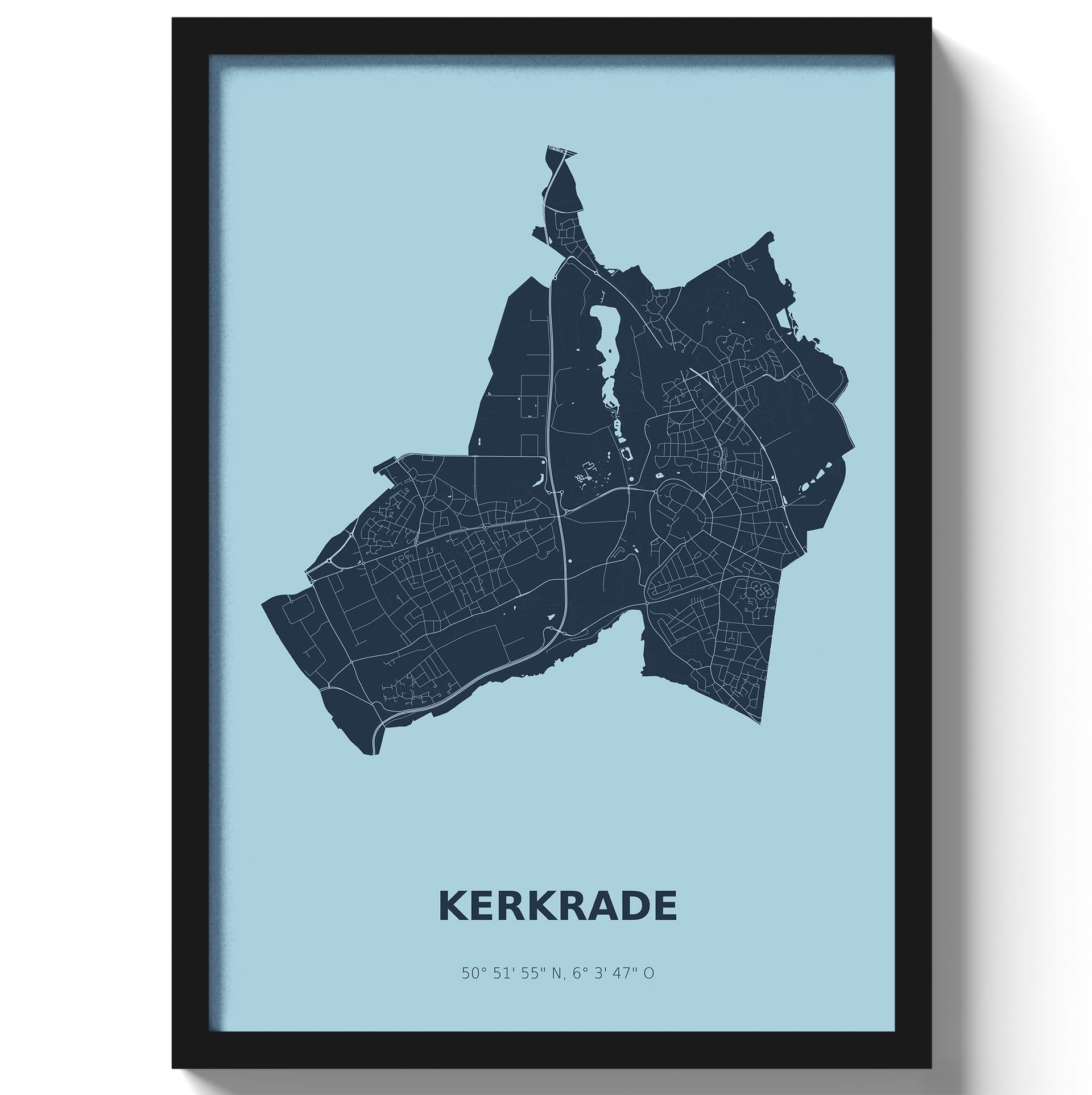 Poster Kerkrade - Blauw