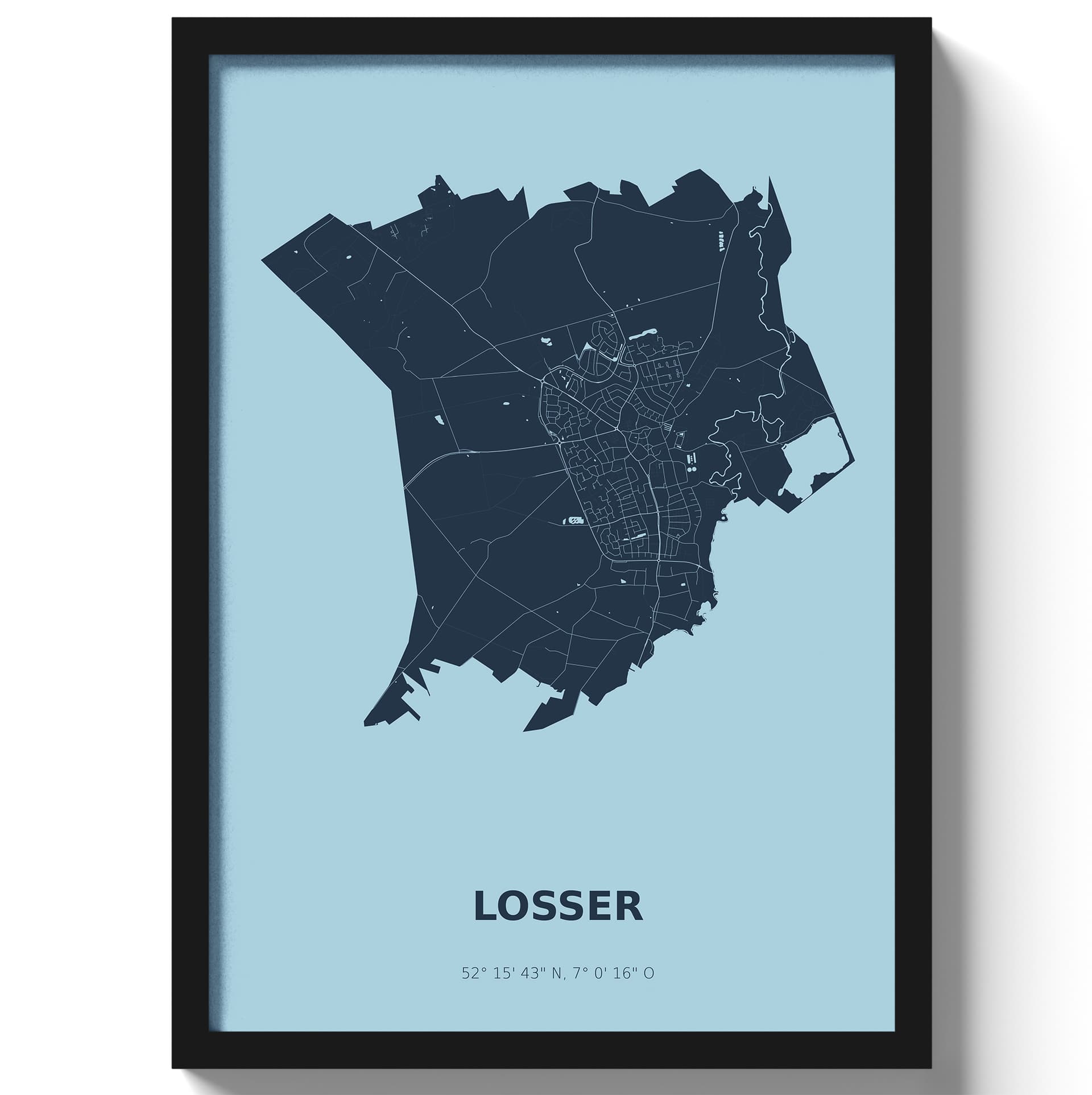 Poster Losser - Blauw