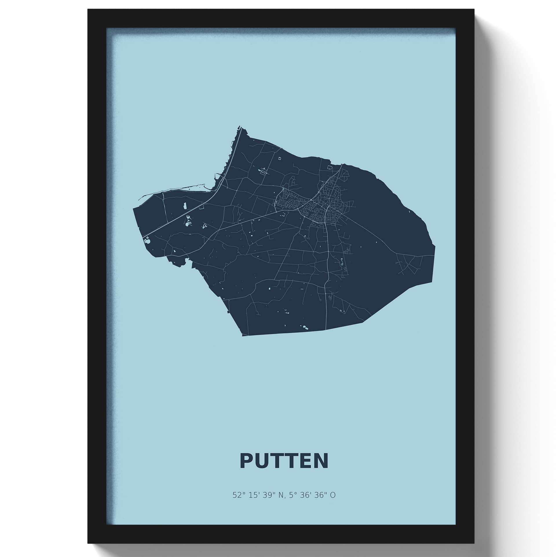 Poster Putten - Blauw