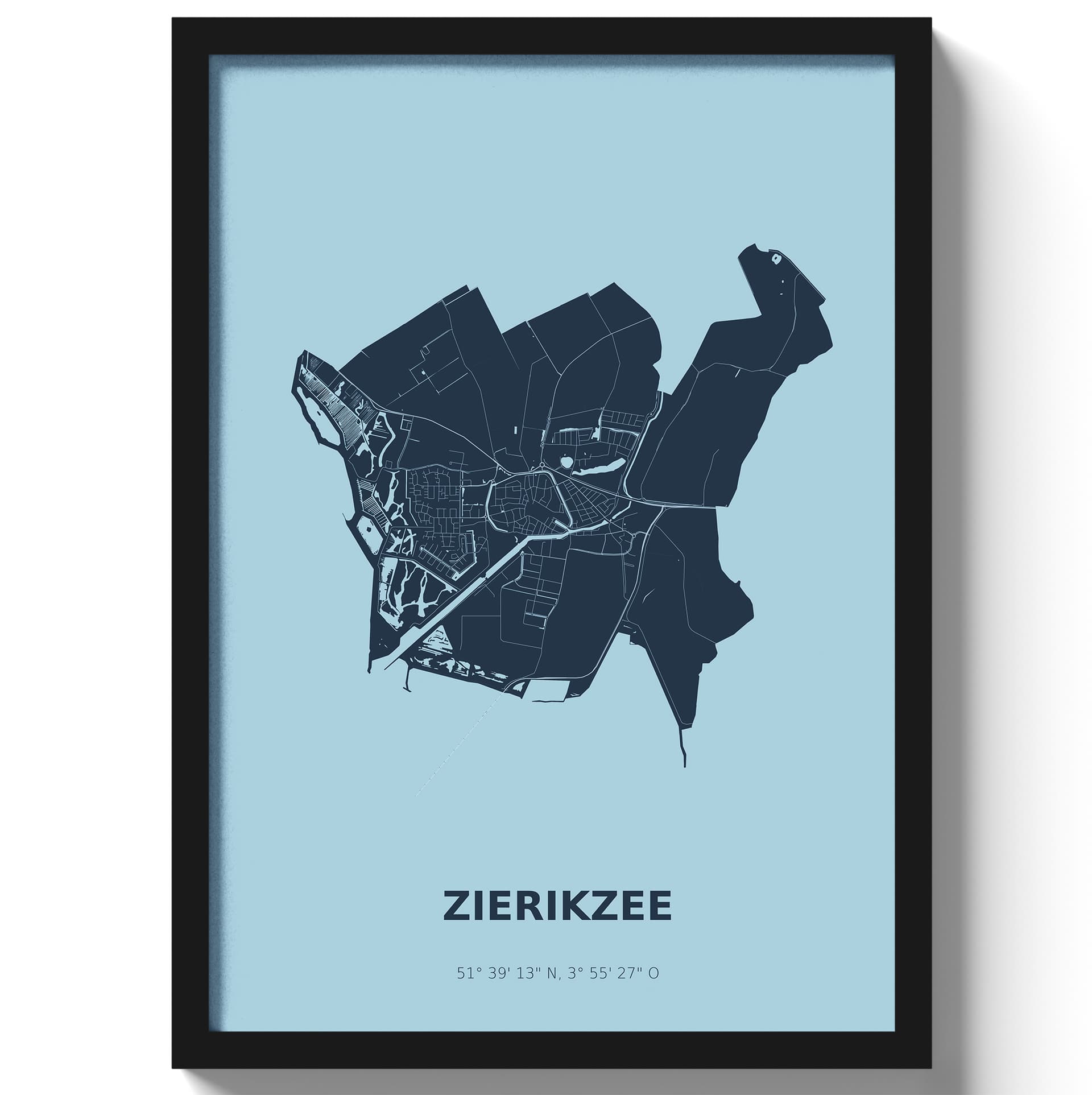 Poster Zierikzee - Blauw